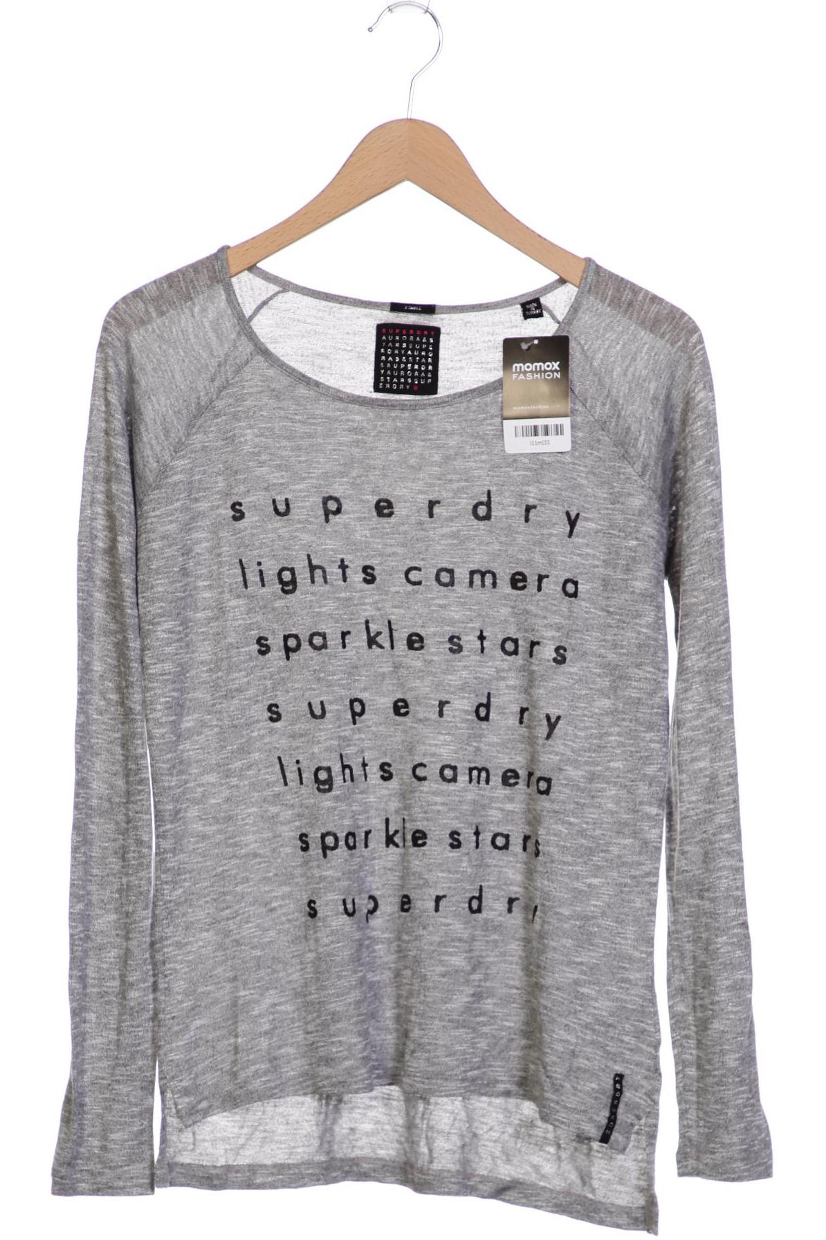 

Superdry Damen Langarmshirt, grau, Gr. 34