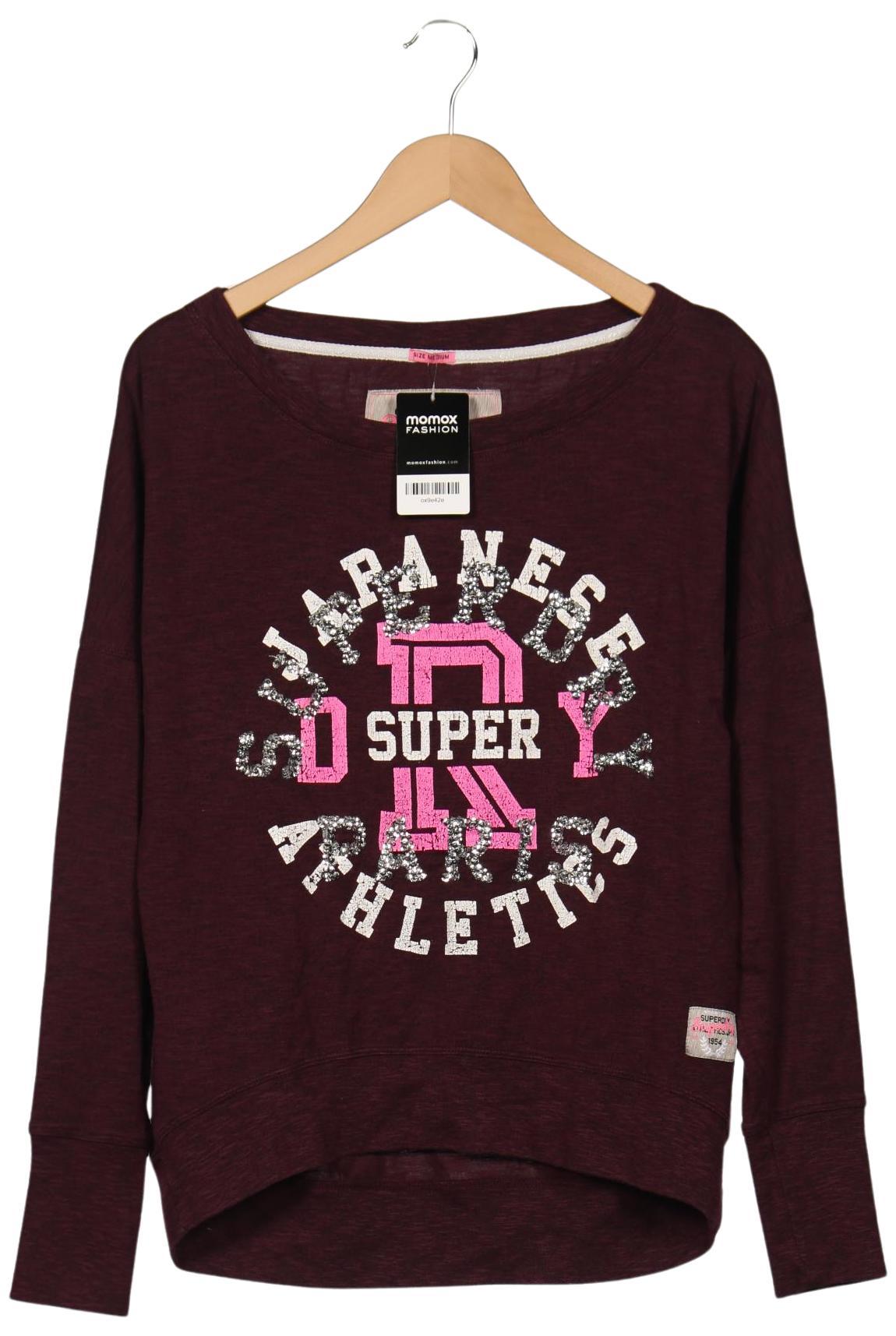 

Superdry Damen Langarmshirt, flieder, Gr. 38