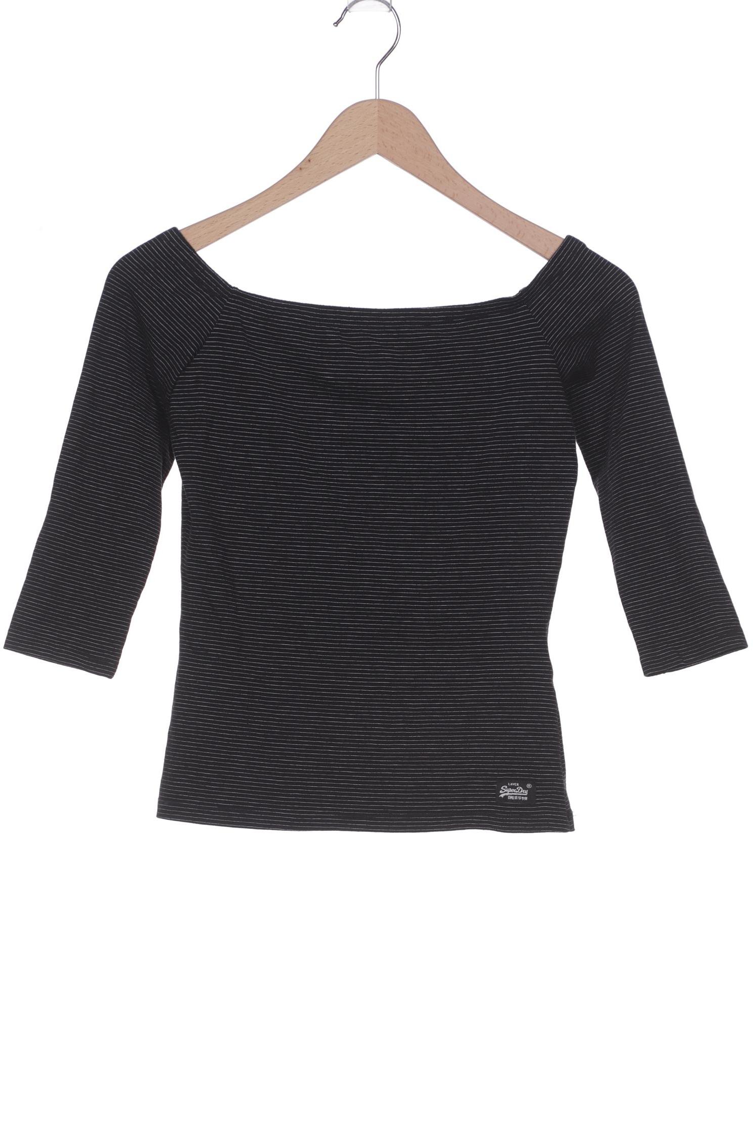 

Superdry Damen Langarmshirt, schwarz, Gr. 34