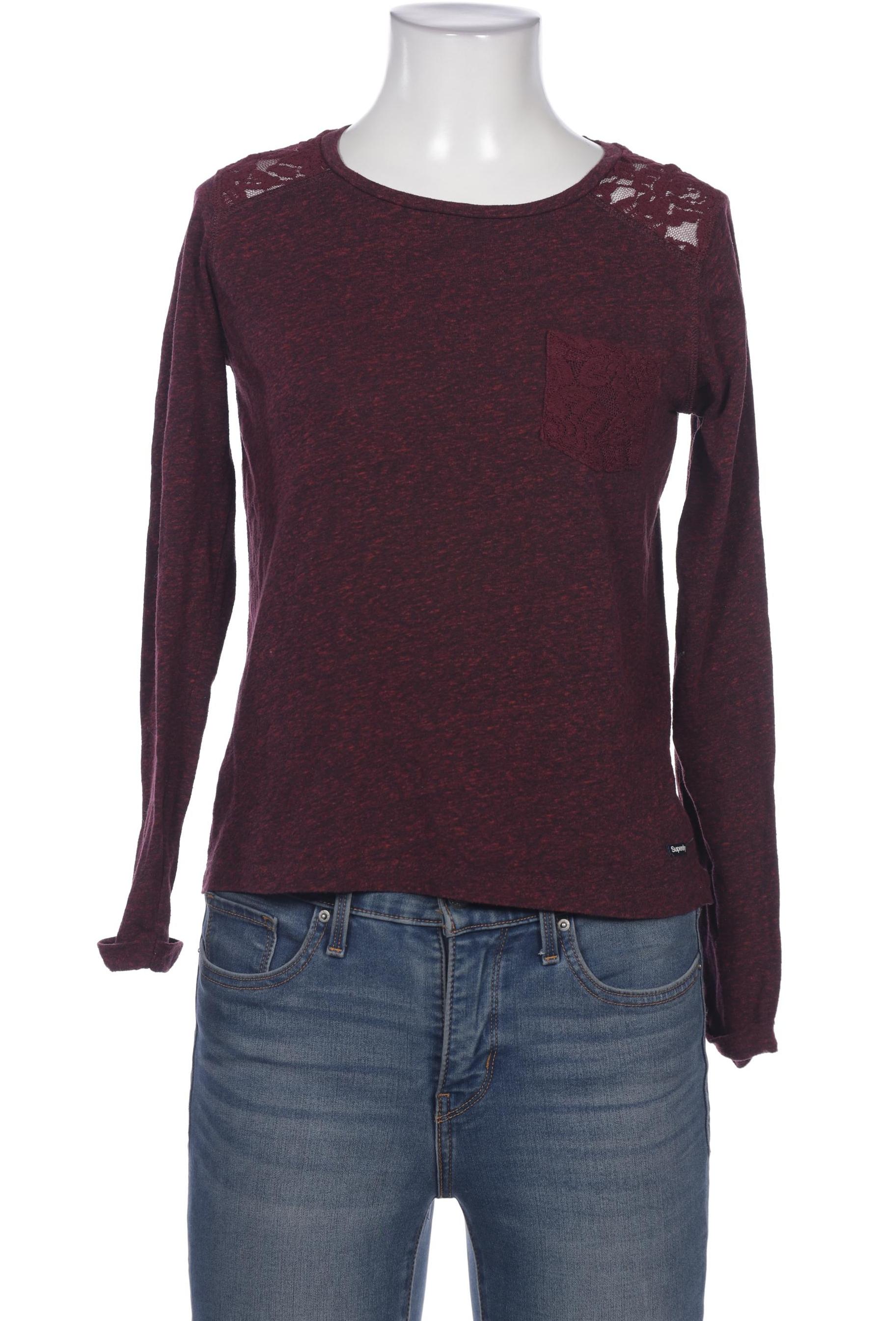 

Superdry Damen Langarmshirt, bordeaux