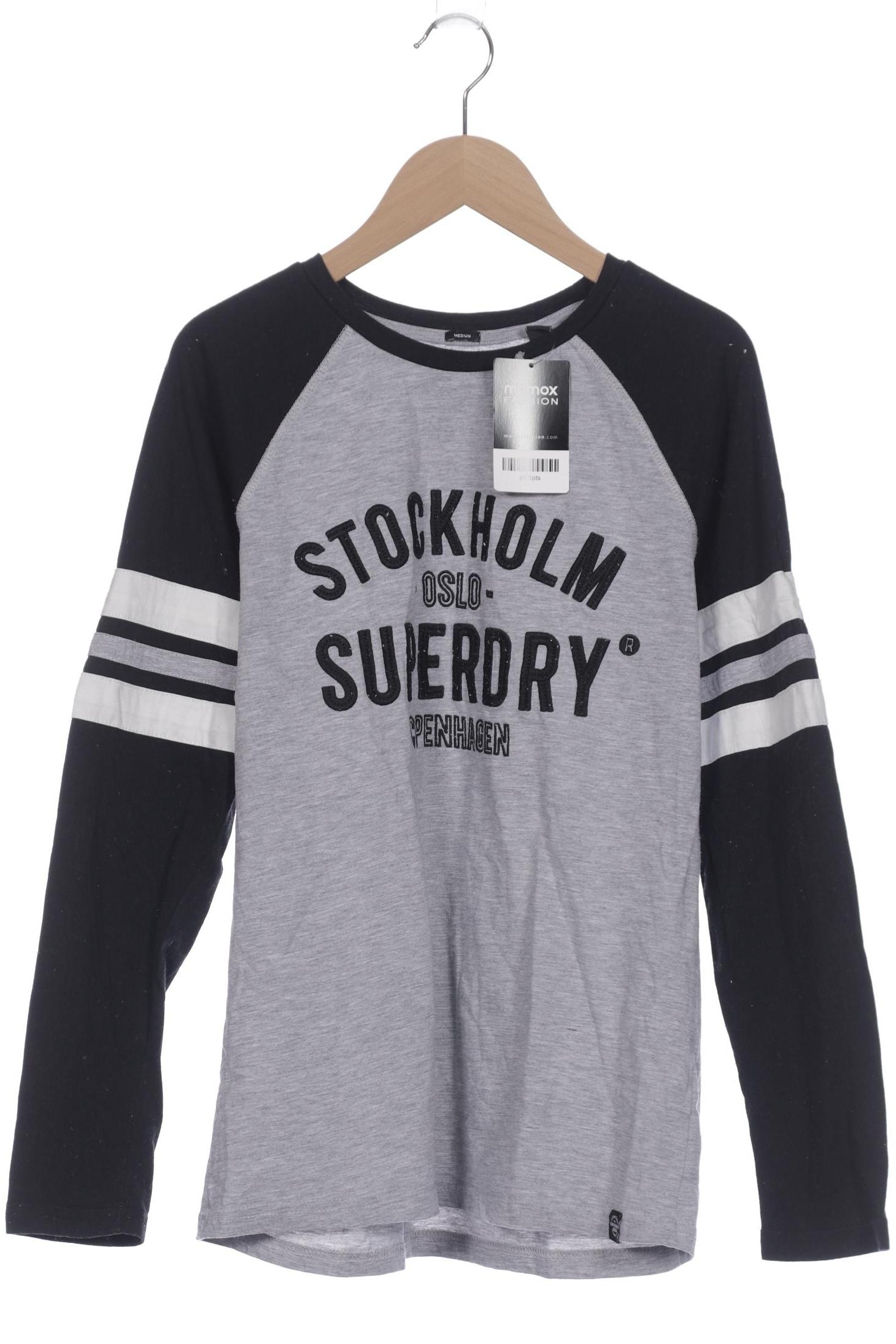 

Superdry Damen Langarmshirt, grau, Gr. 38