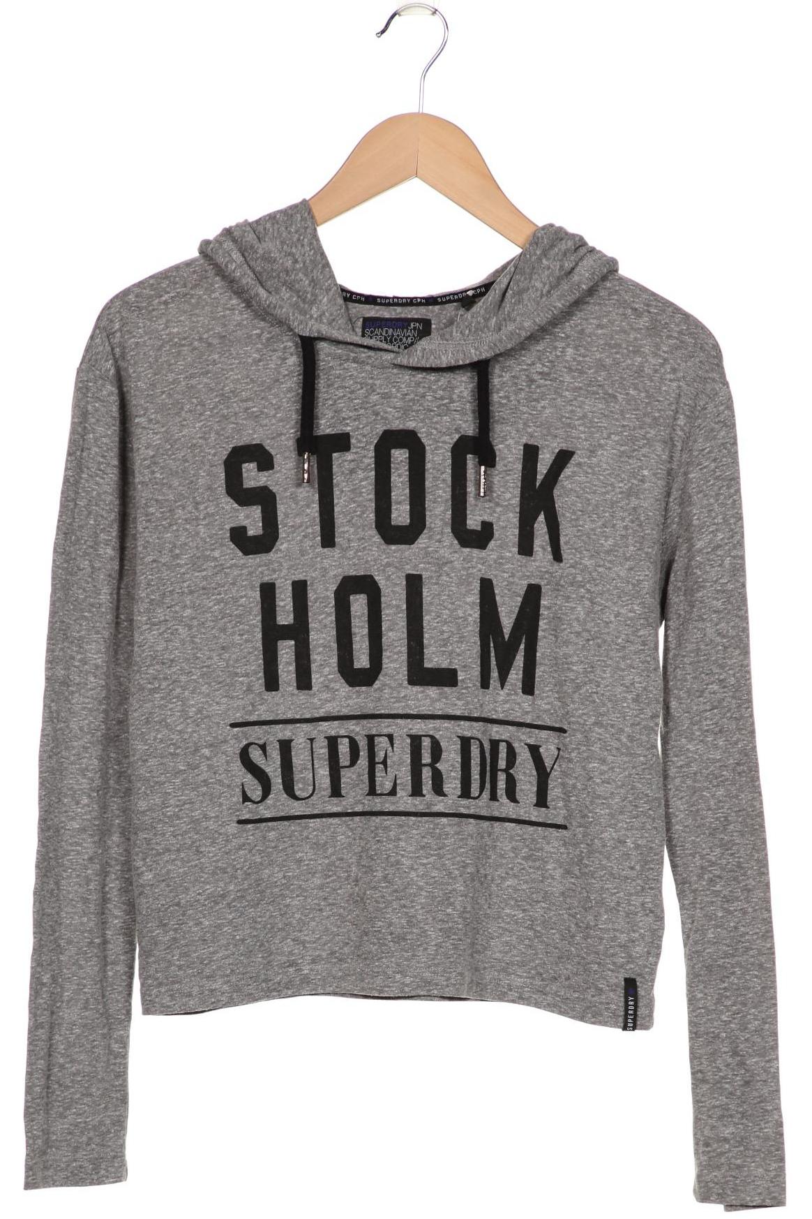 

Superdry Damen Langarmshirt, grau, Gr. 34