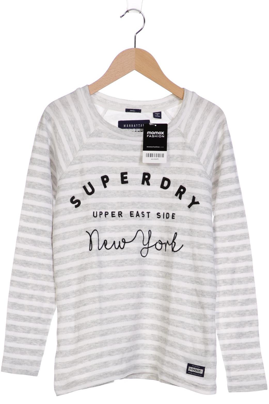 

Superdry Damen Langarmshirt, grau, Gr. 38
