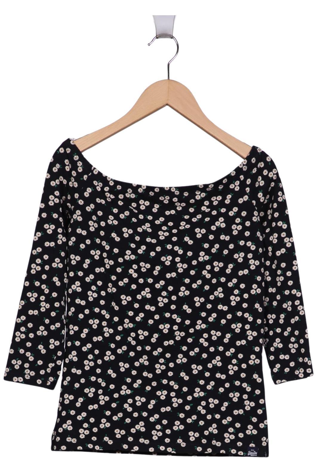 

Superdry Damen Langarmshirt, marineblau, Gr. 38