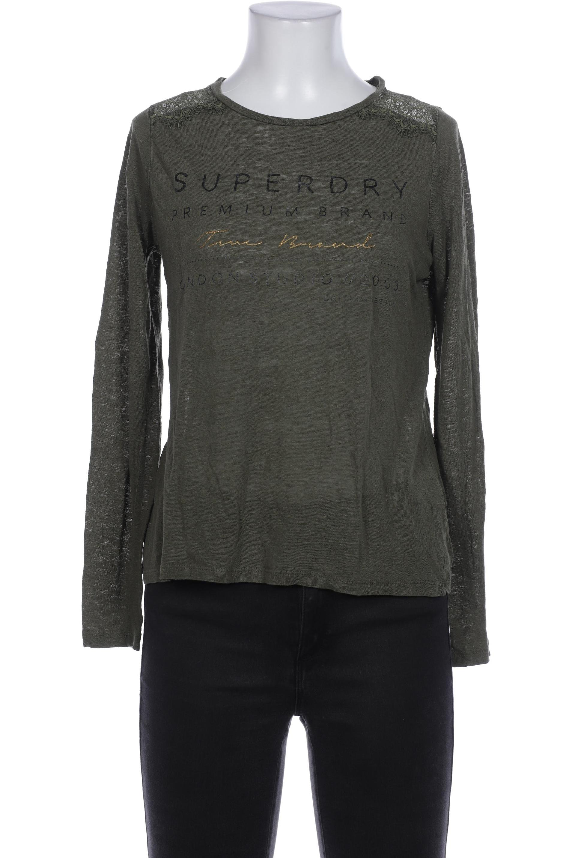 

Superdry Damen Langarmshirt, grün, Gr. 38