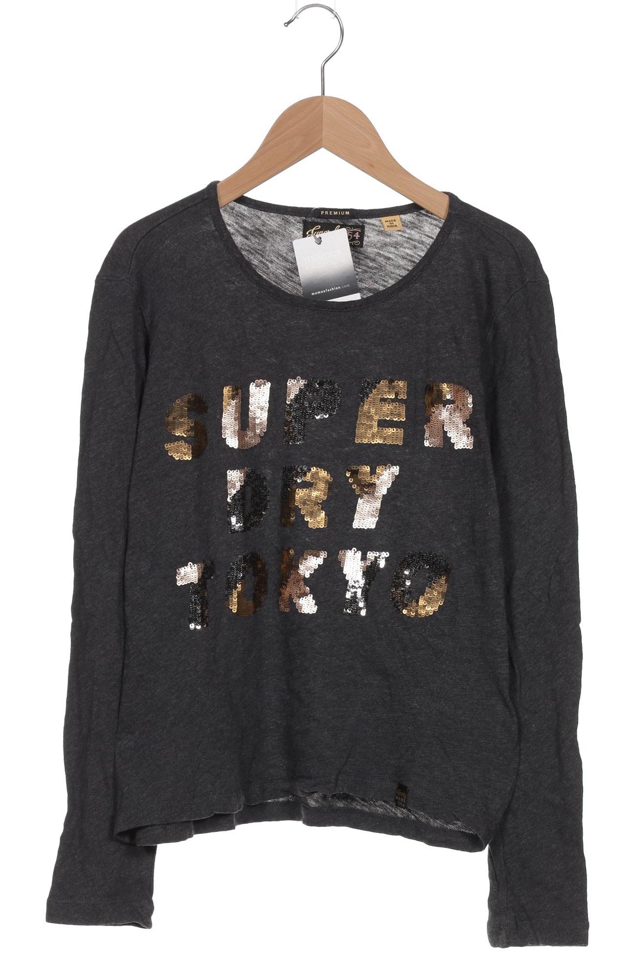 

Superdry Damen Langarmshirt, grau, Gr. 38