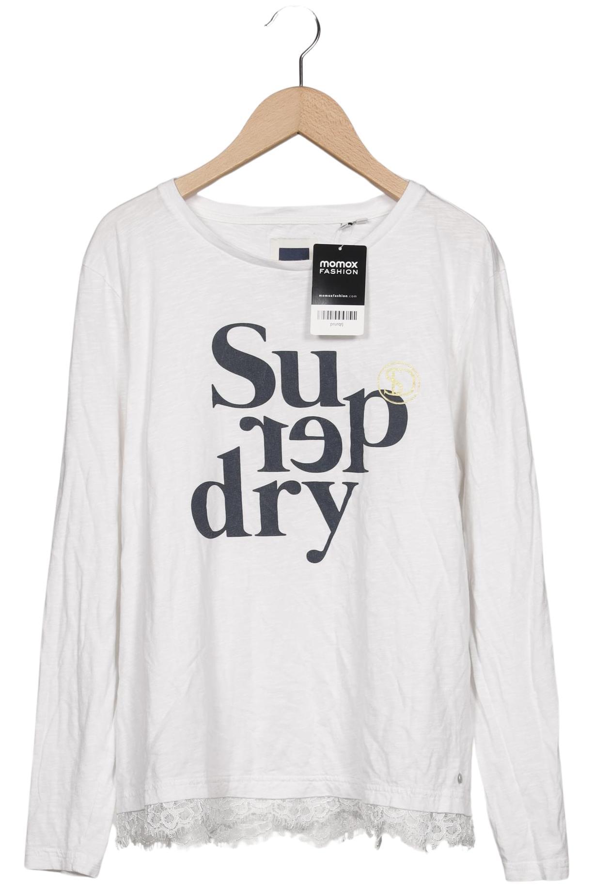

Superdry Damen Langarmshirt, weiß, Gr. 42