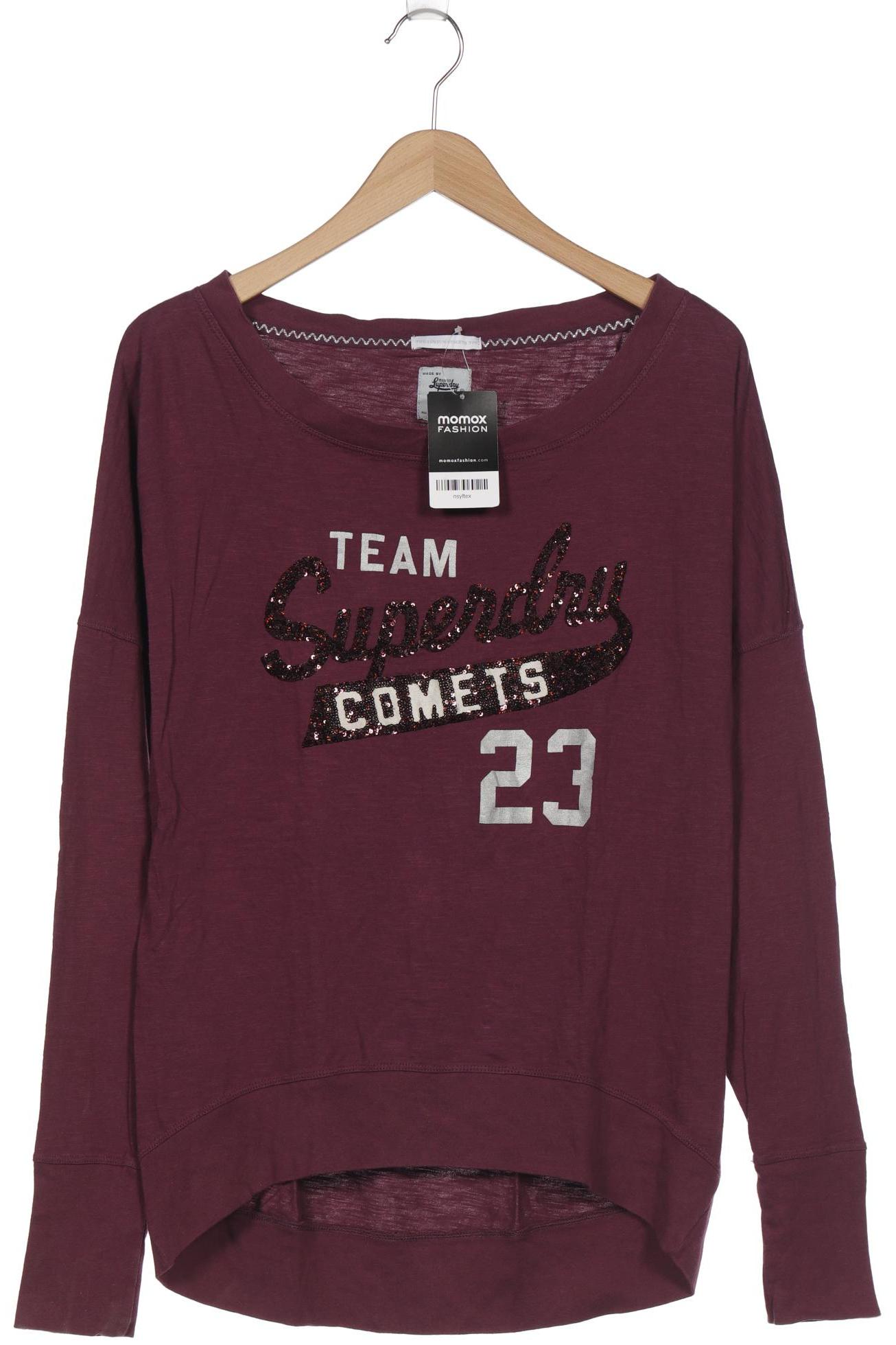 

Superdry Damen Langarmshirt, bordeaux, Gr. 44