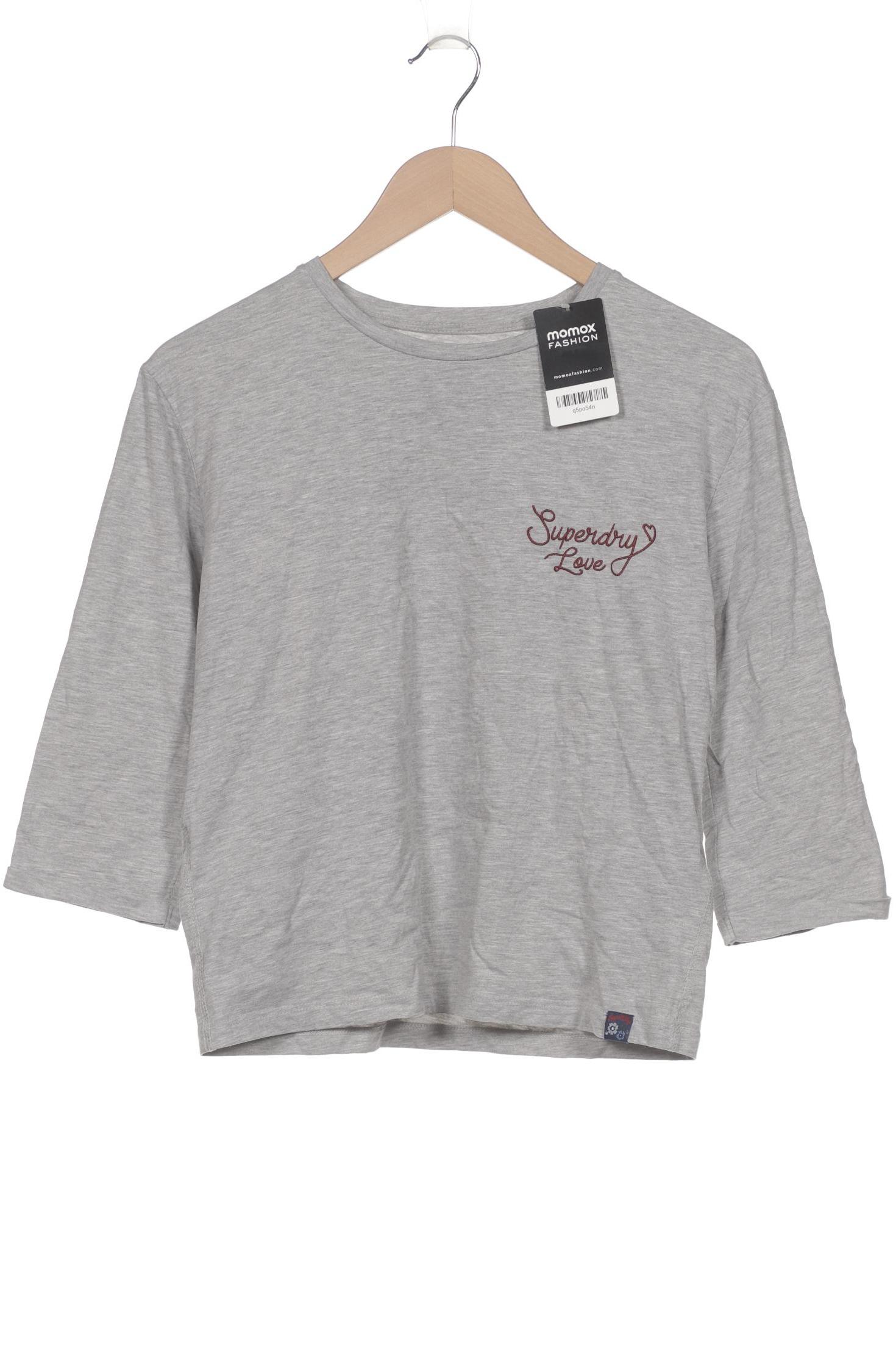

Superdry Damen Langarmshirt, grau, Gr. 38