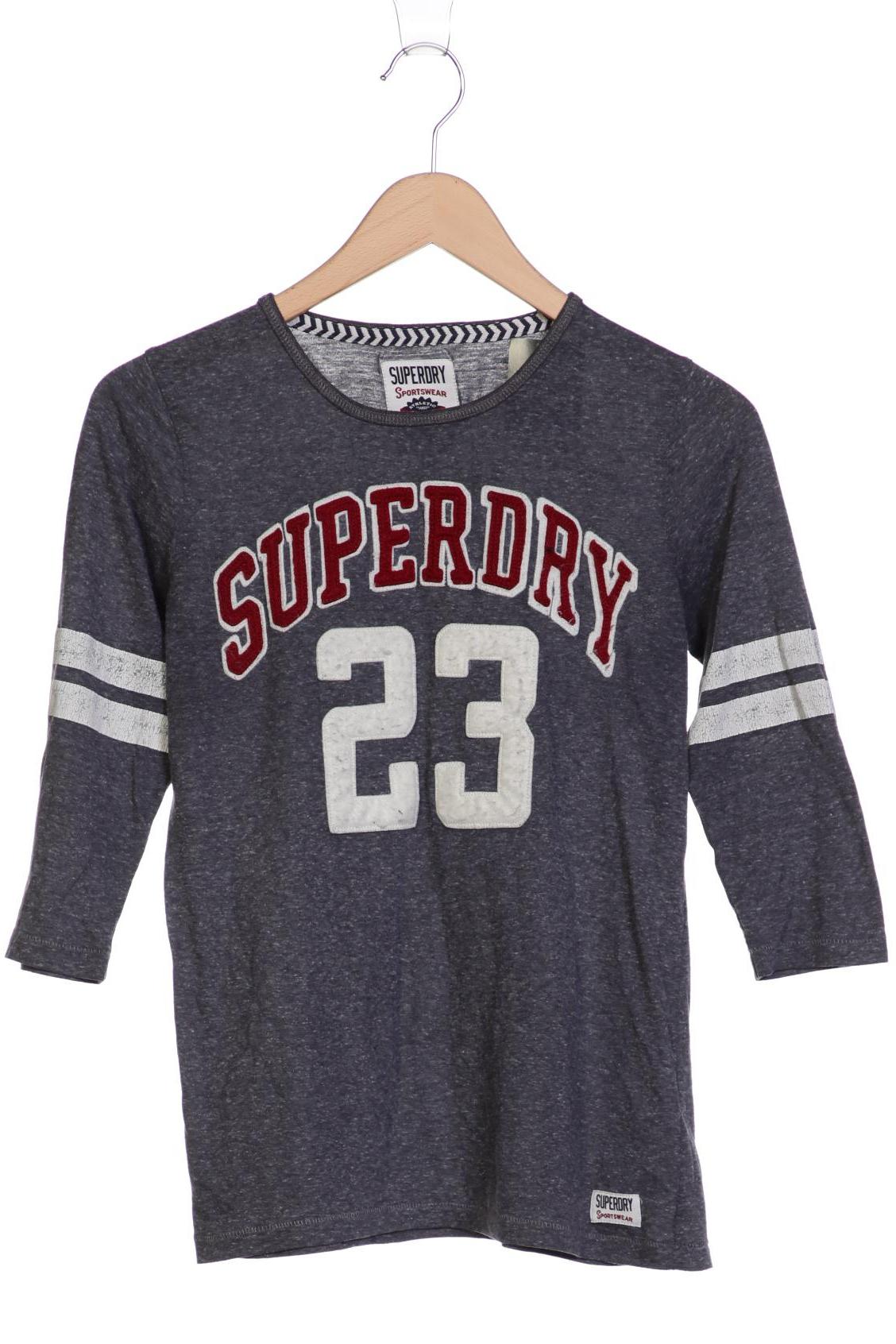 

Superdry Damen Langarmshirt, grau, Gr. 34