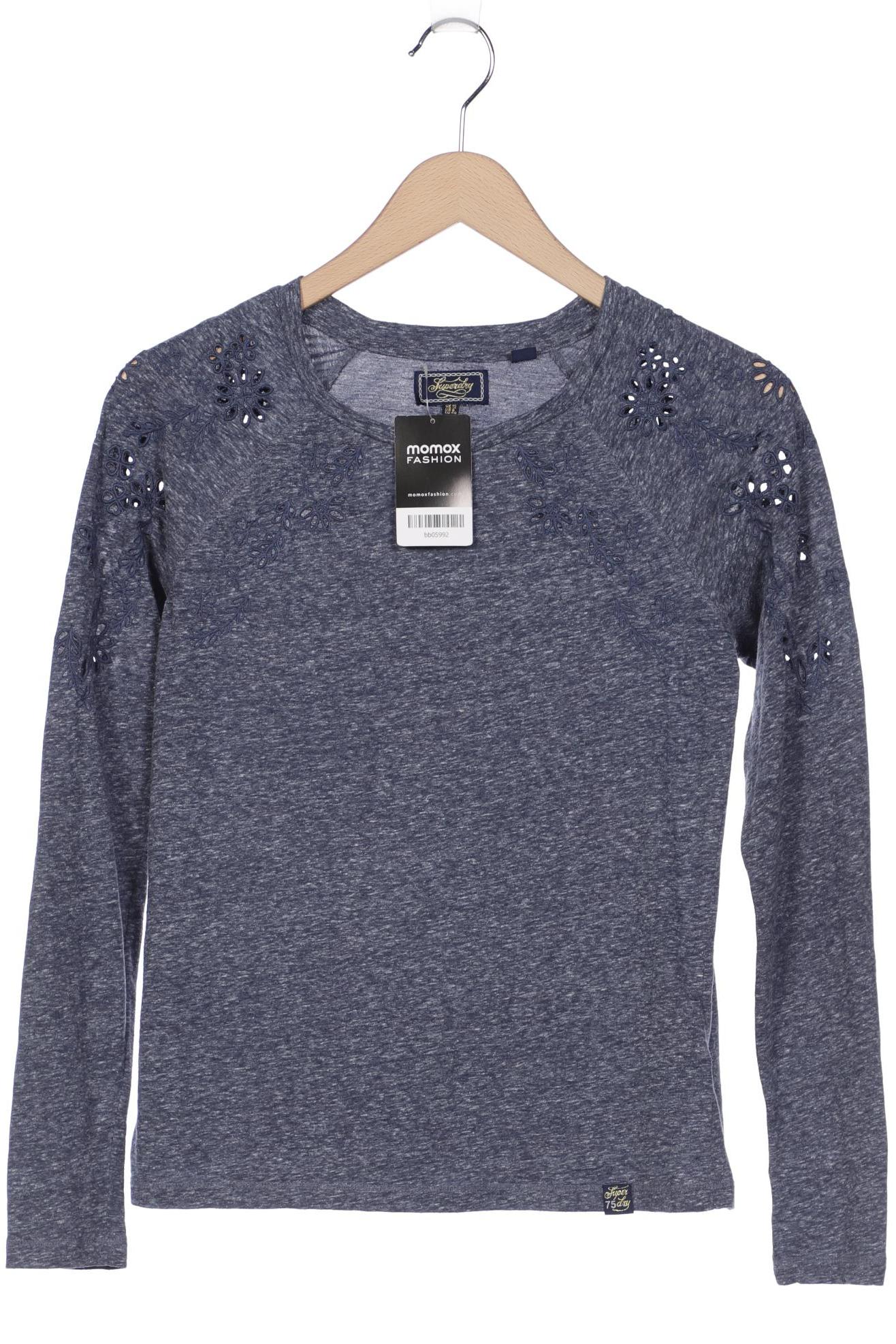 

Superdry Damen Langarmshirt, blau, Gr. 40