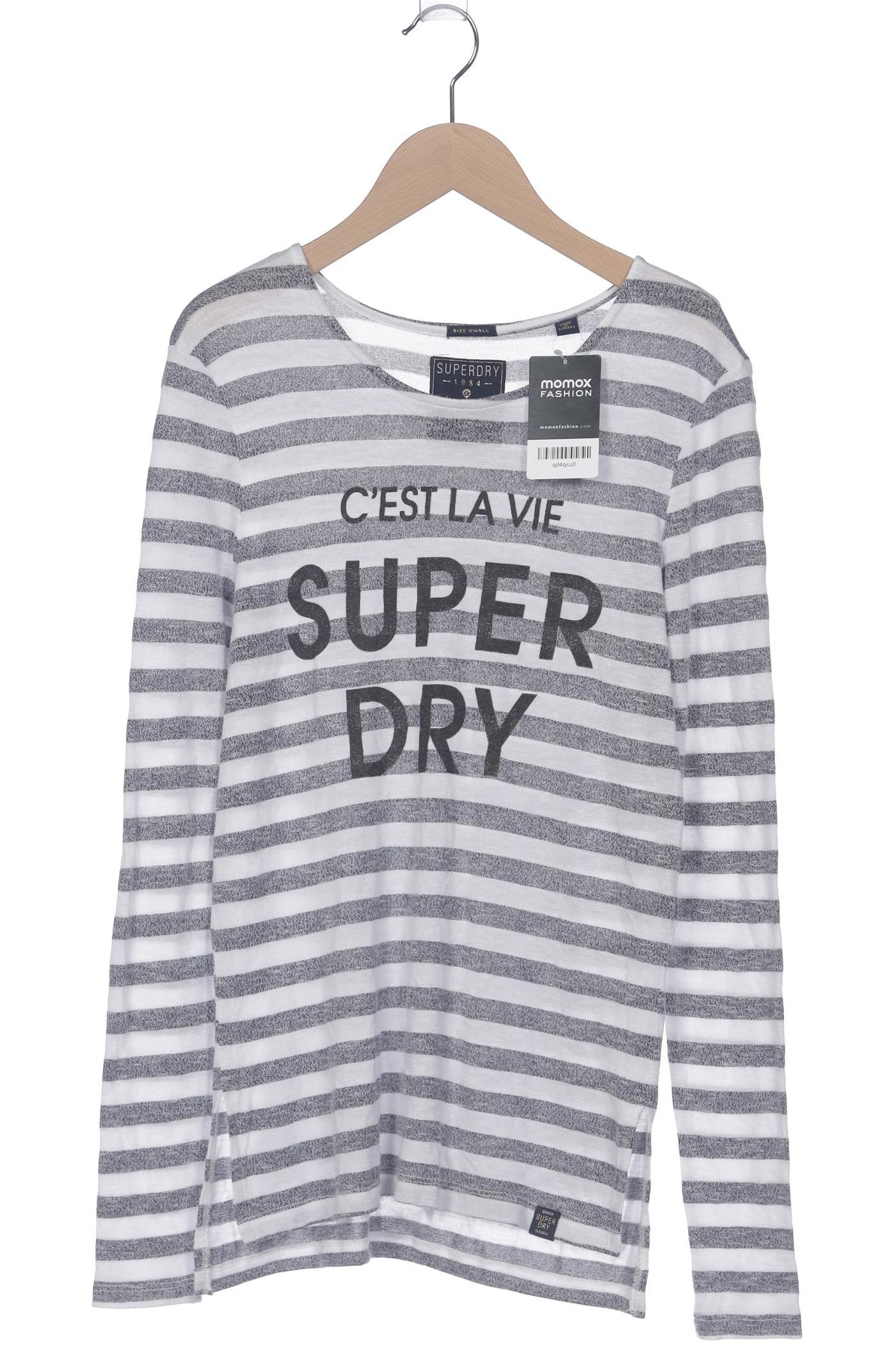

Superdry Damen Langarmshirt, grau, Gr. 36