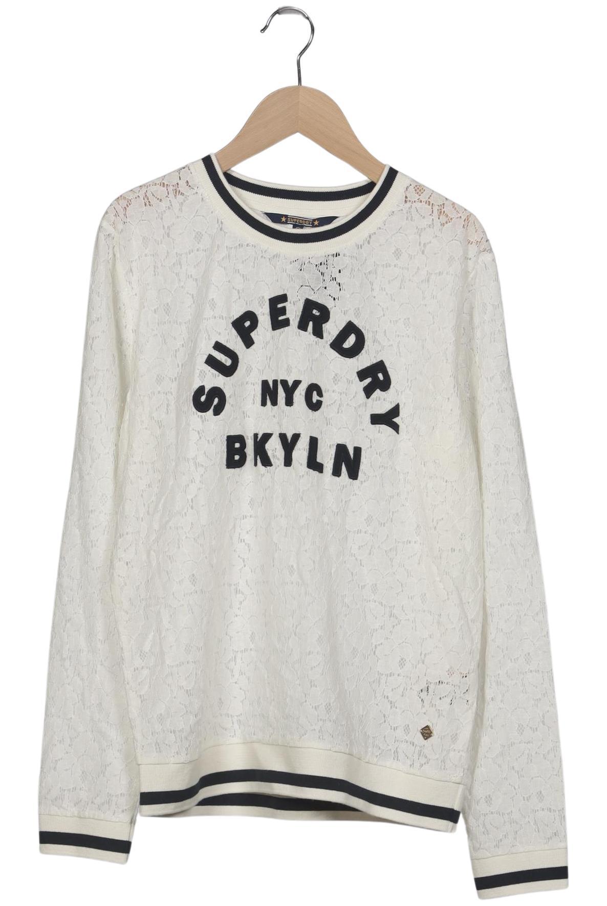 

Superdry Damen Langarmshirt, cremeweiß, Gr. 38