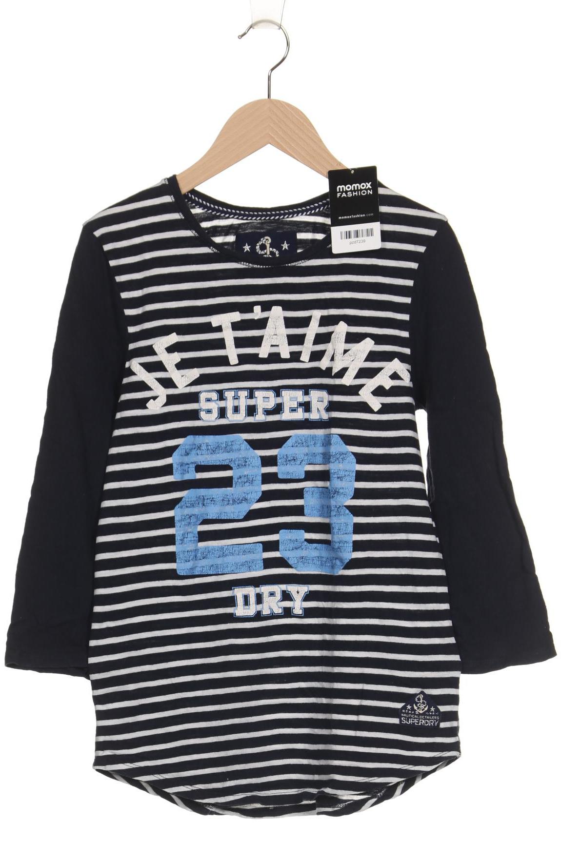 

Superdry Damen Langarmshirt, marineblau, Gr. 36