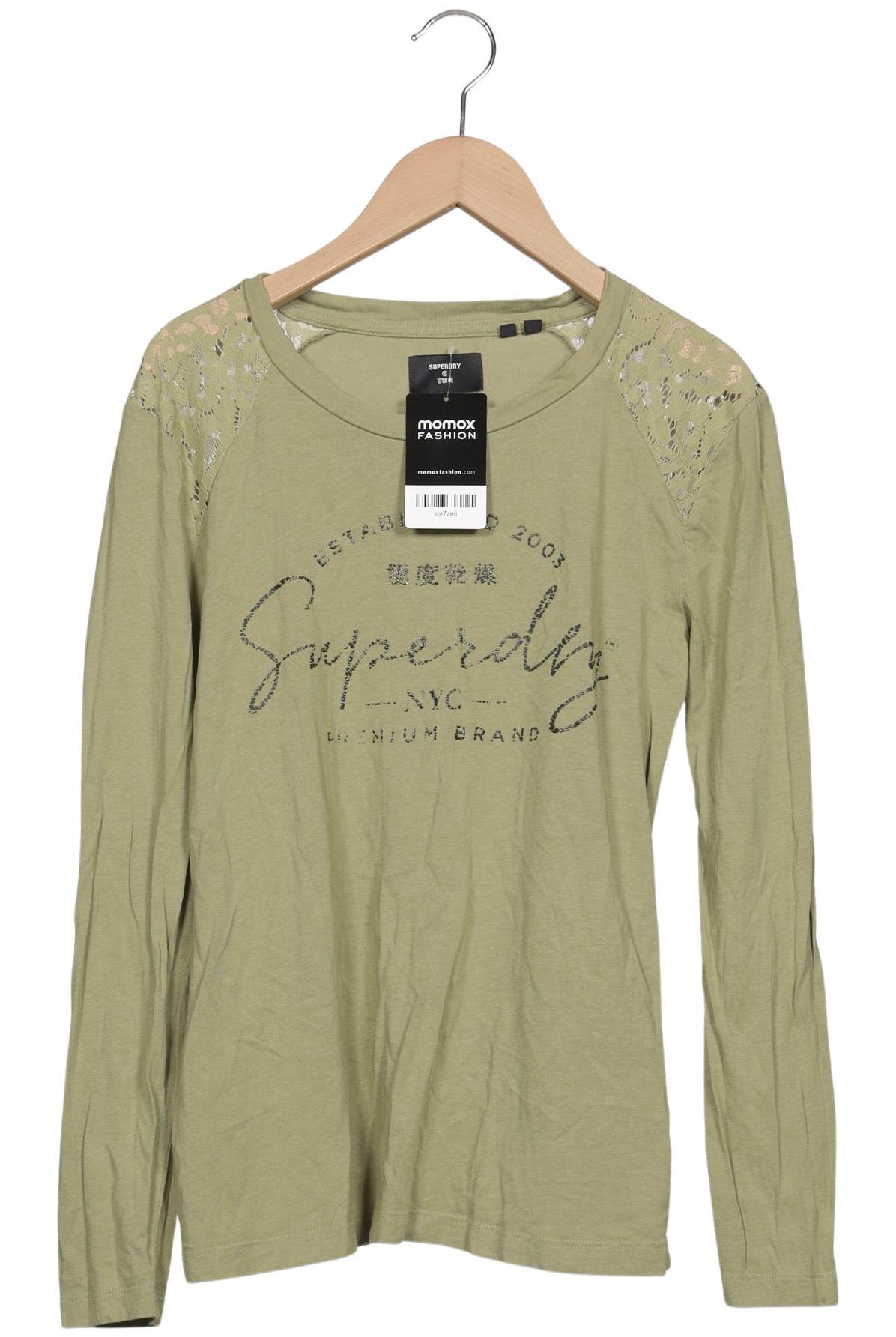 

Superdry Damen Langarmshirt, grün, Gr. 38