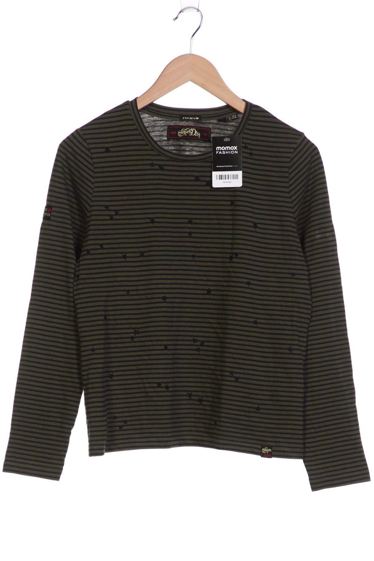 

Superdry Damen Langarmshirt, grün, Gr. 40