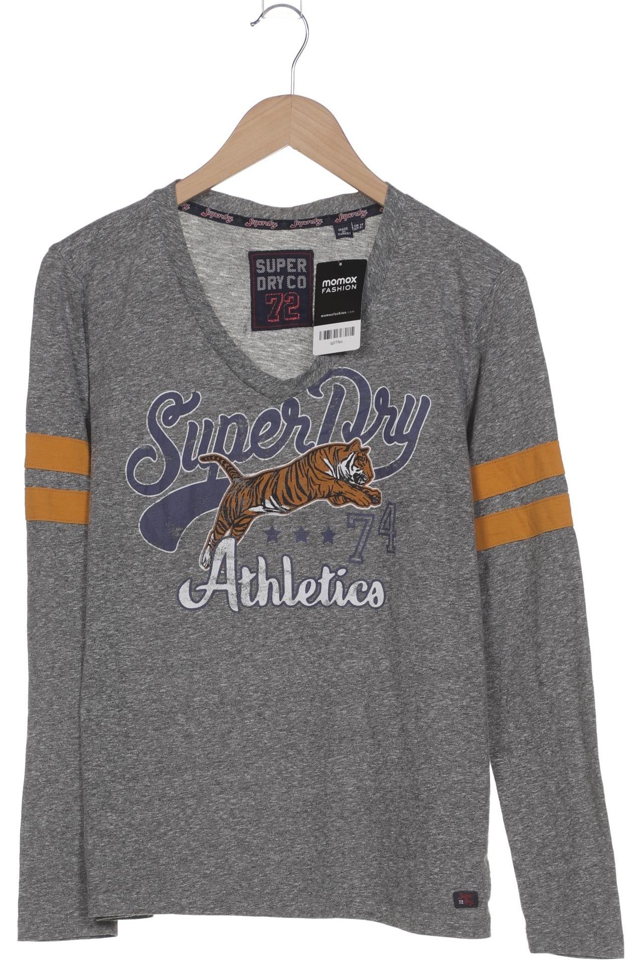 

Superdry Damen Langarmshirt, grau, Gr. 40