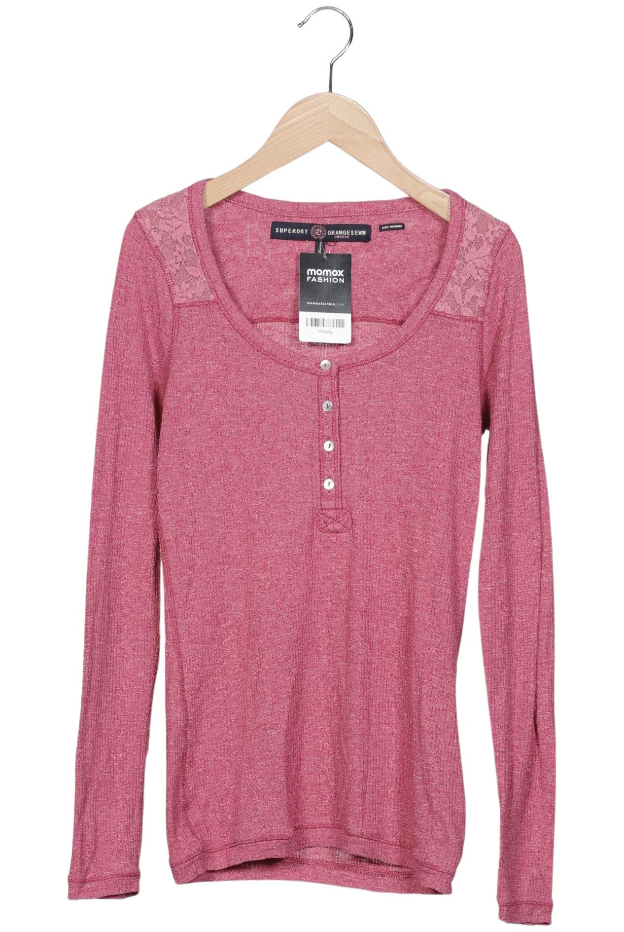 

Superdry Damen Langarmshirt, pink, Gr. 38
