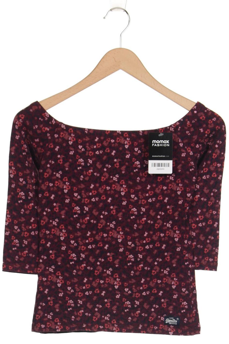 

Superdry Damen Langarmshirt, bordeaux, Gr. 34