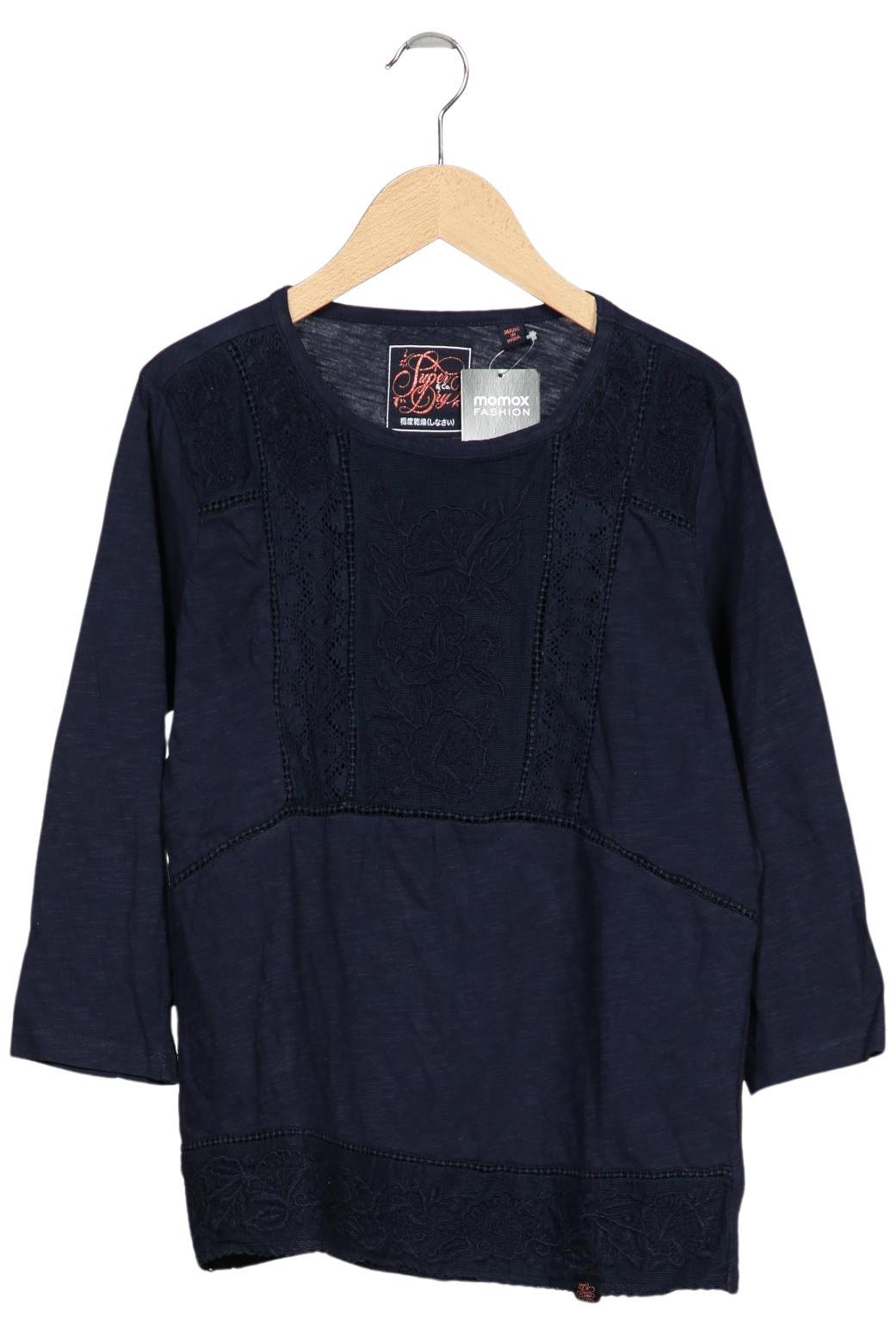 

Superdry Damen Langarmshirt, marineblau, Gr. 38