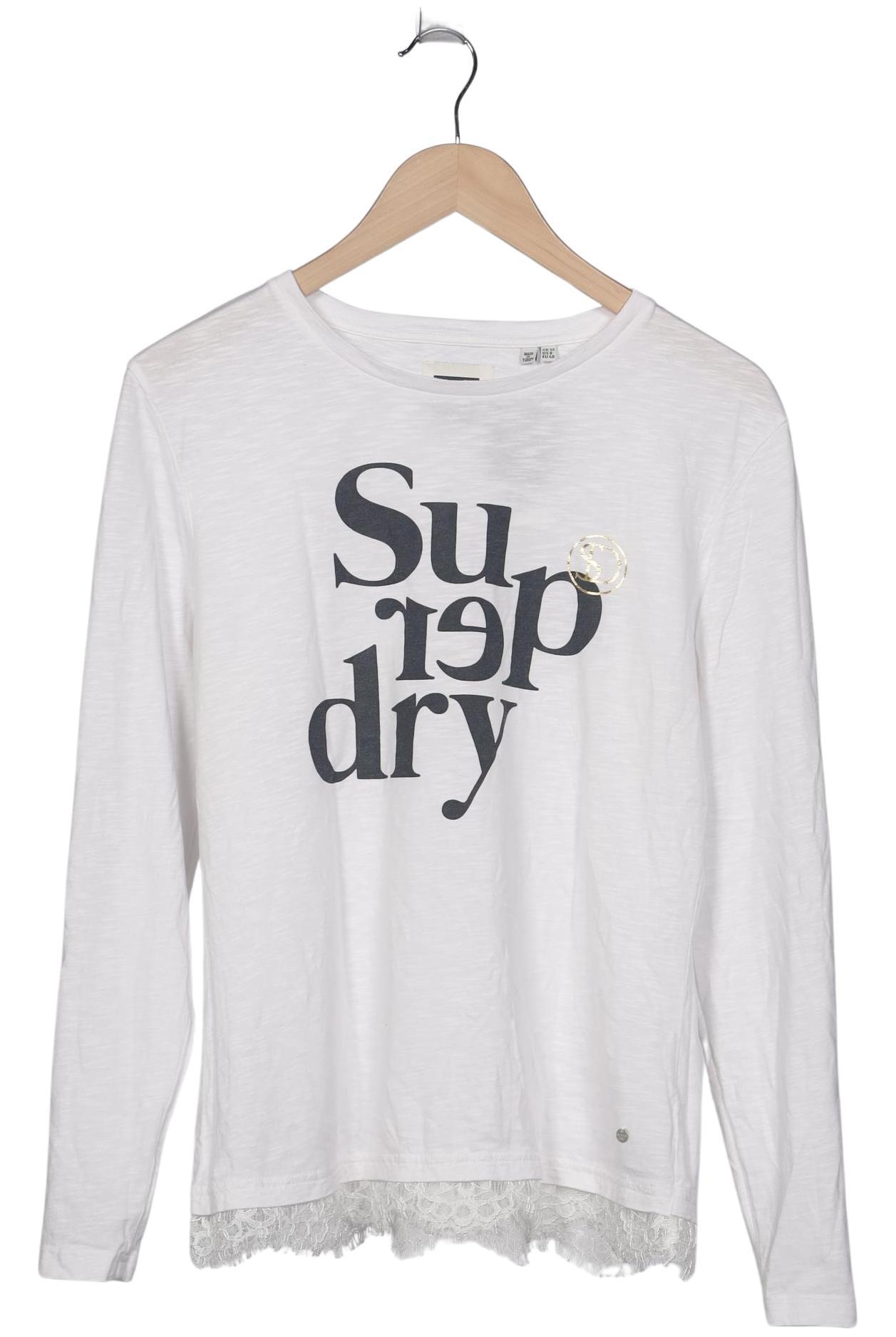 

Superdry Damen Langarmshirt, weiß, Gr. 40