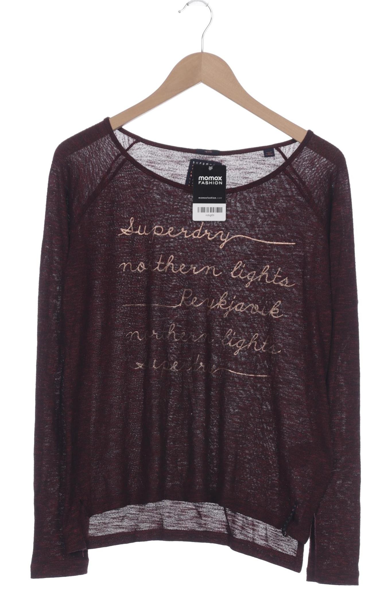 

Superdry Damen Langarmshirt, bordeaux, Gr. 38