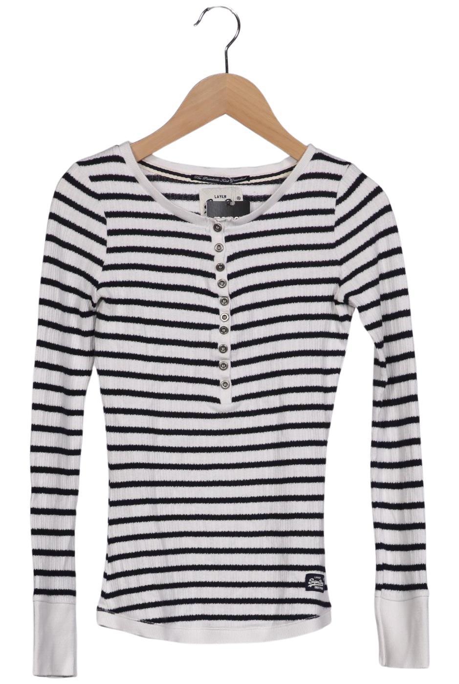 

Superdry Damen Langarmshirt, mehrfarbig, Gr. 34