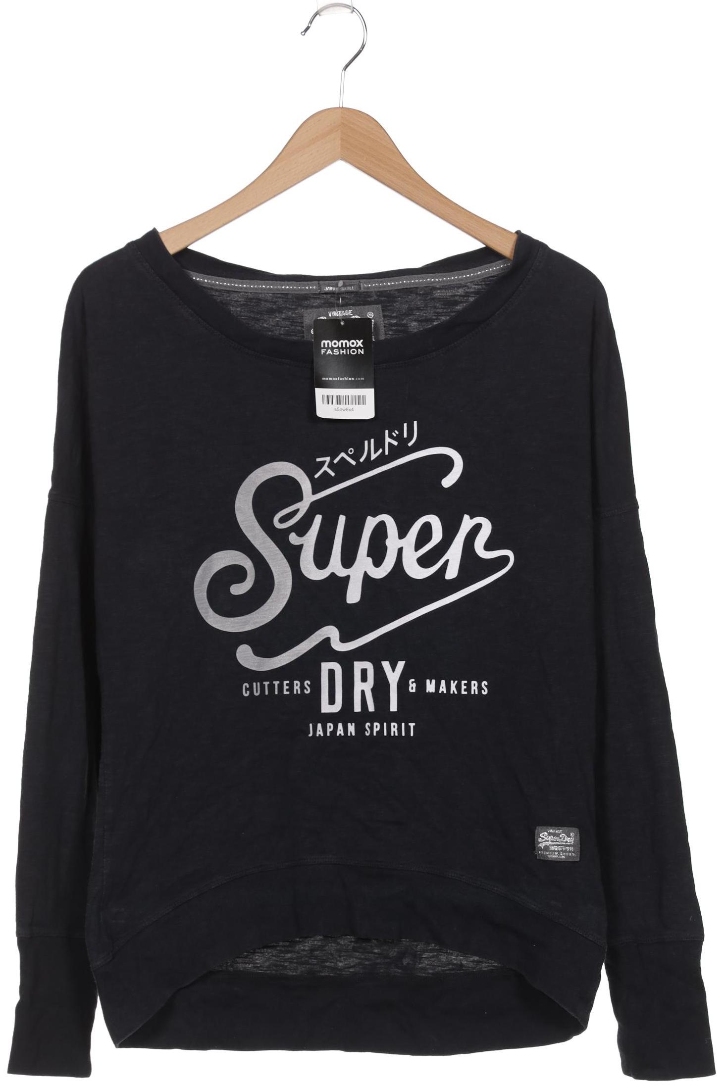 

Superdry Damen Langarmshirt, marineblau, Gr. 36
