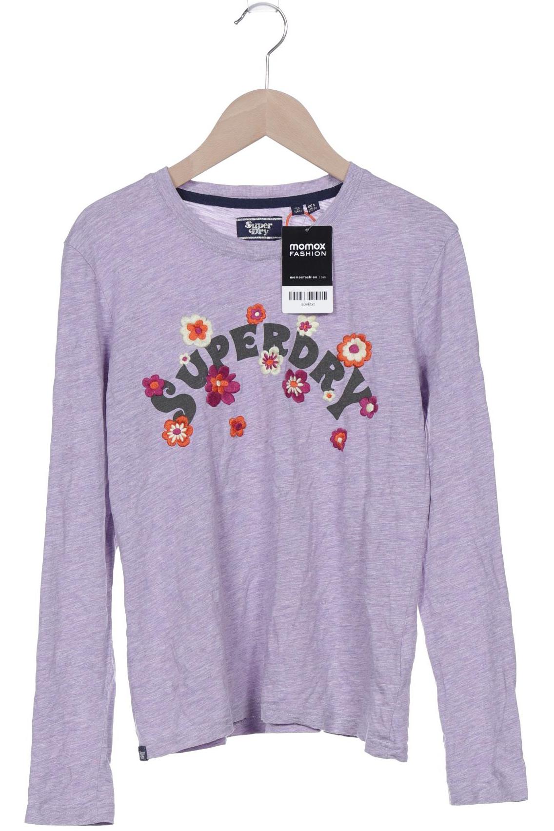 

Superdry Damen Langarmshirt, flieder, Gr. 36
