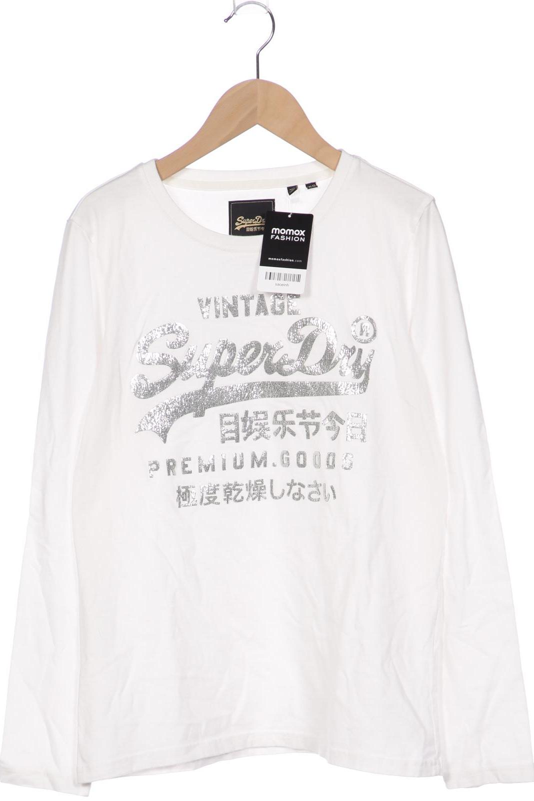

Superdry Damen Langarmshirt, weiß