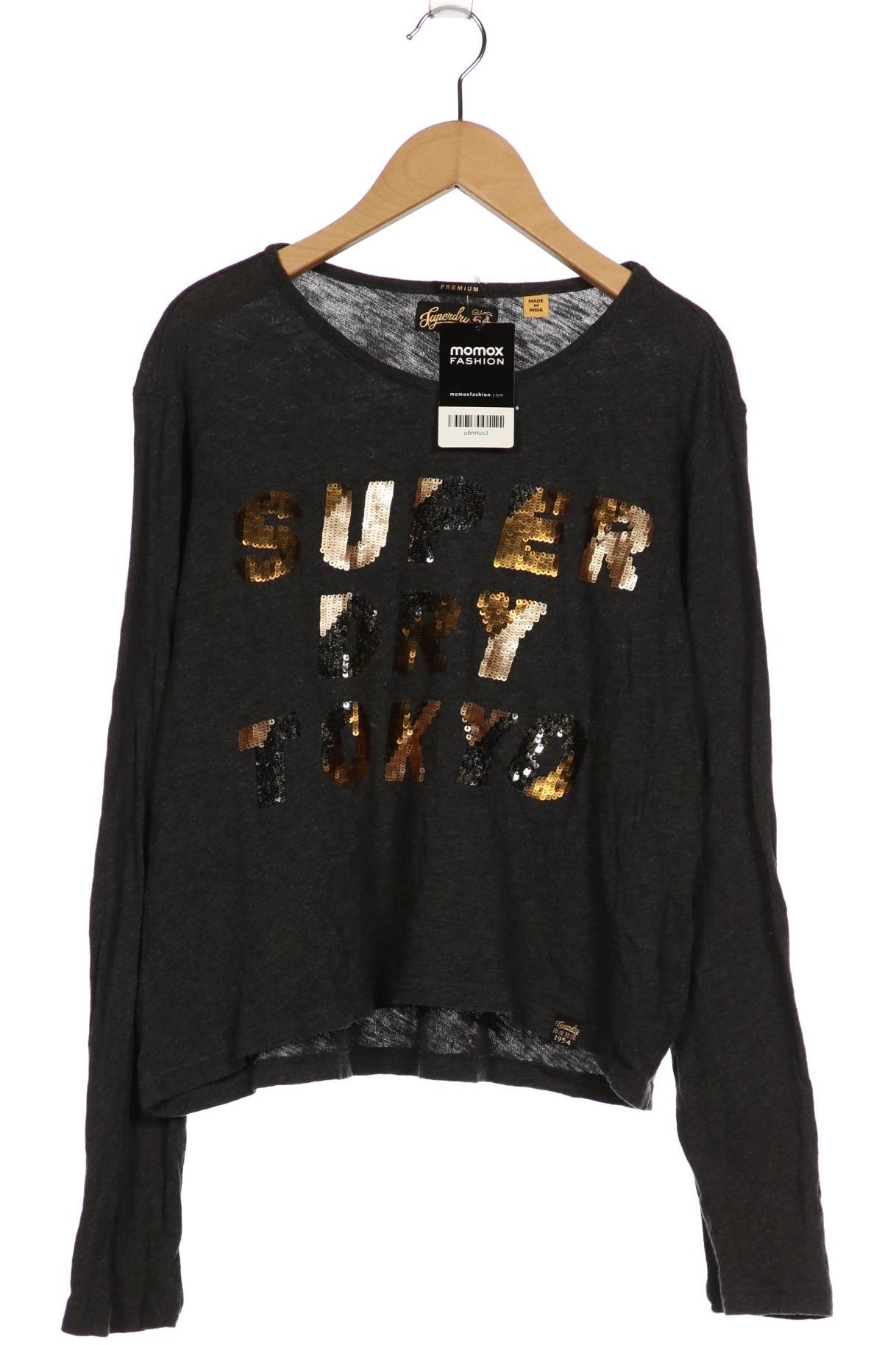 

Superdry Damen Langarmshirt, grau, Gr. 42