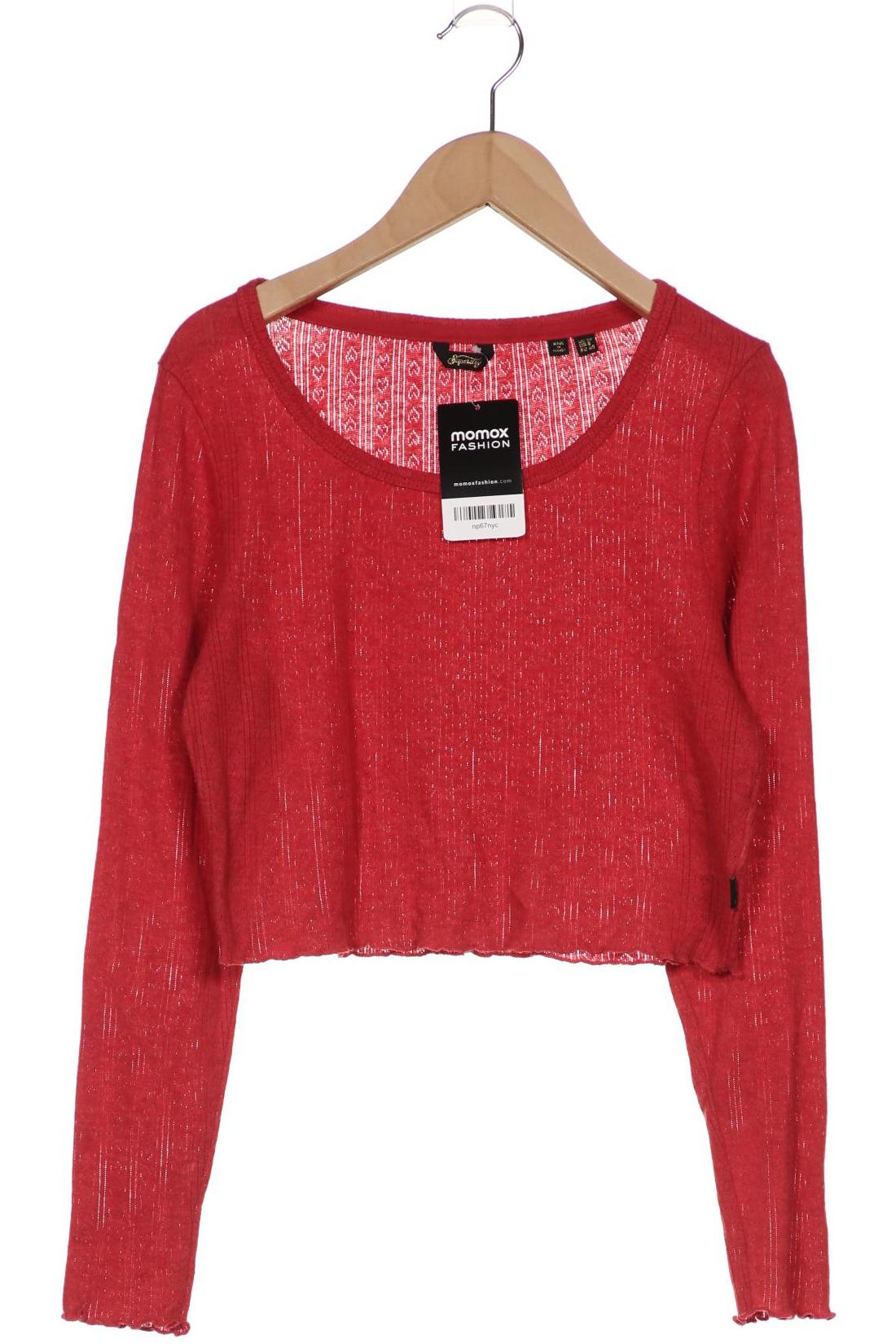 

Superdry Damen Langarmshirt, rot, Gr. 40