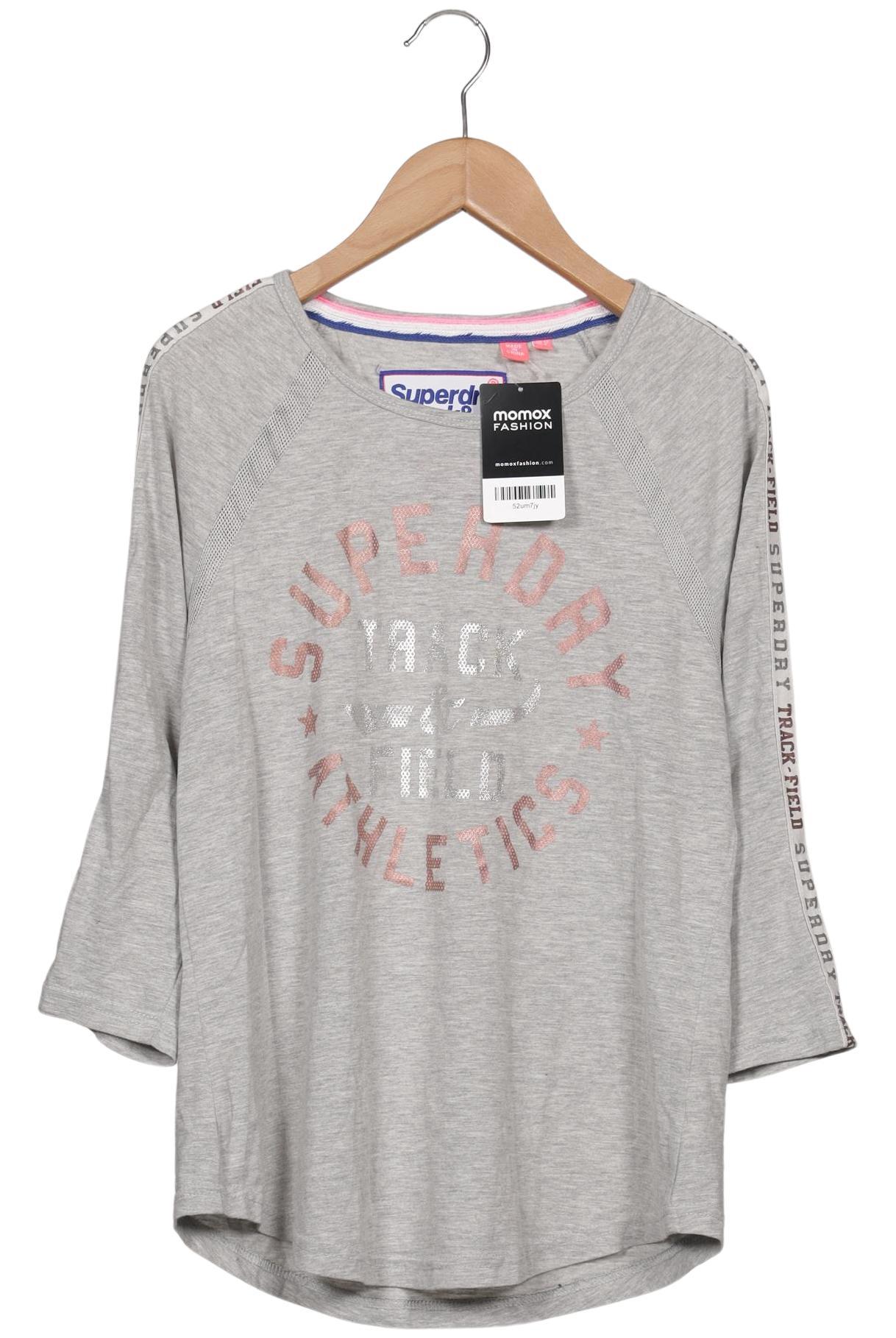 

Superdry Damen Langarmshirt, grau, Gr. 40