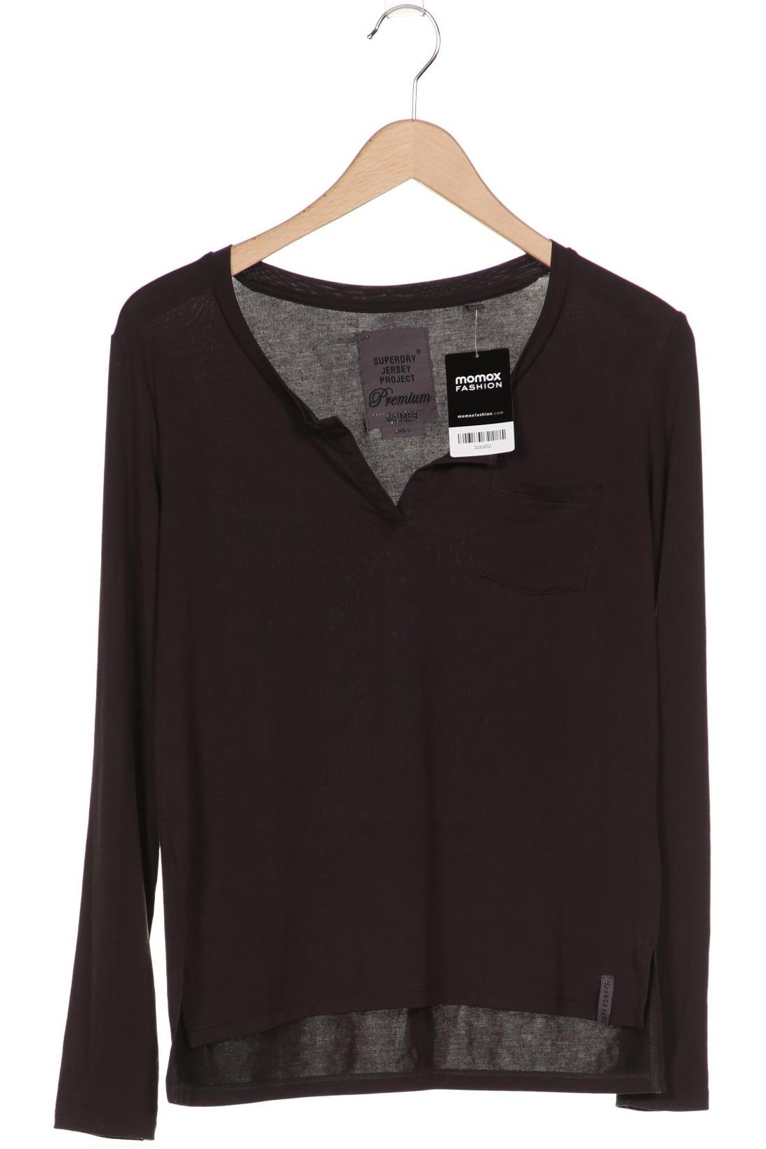 

Superdry Damen Langarmshirt, grau, Gr. 36