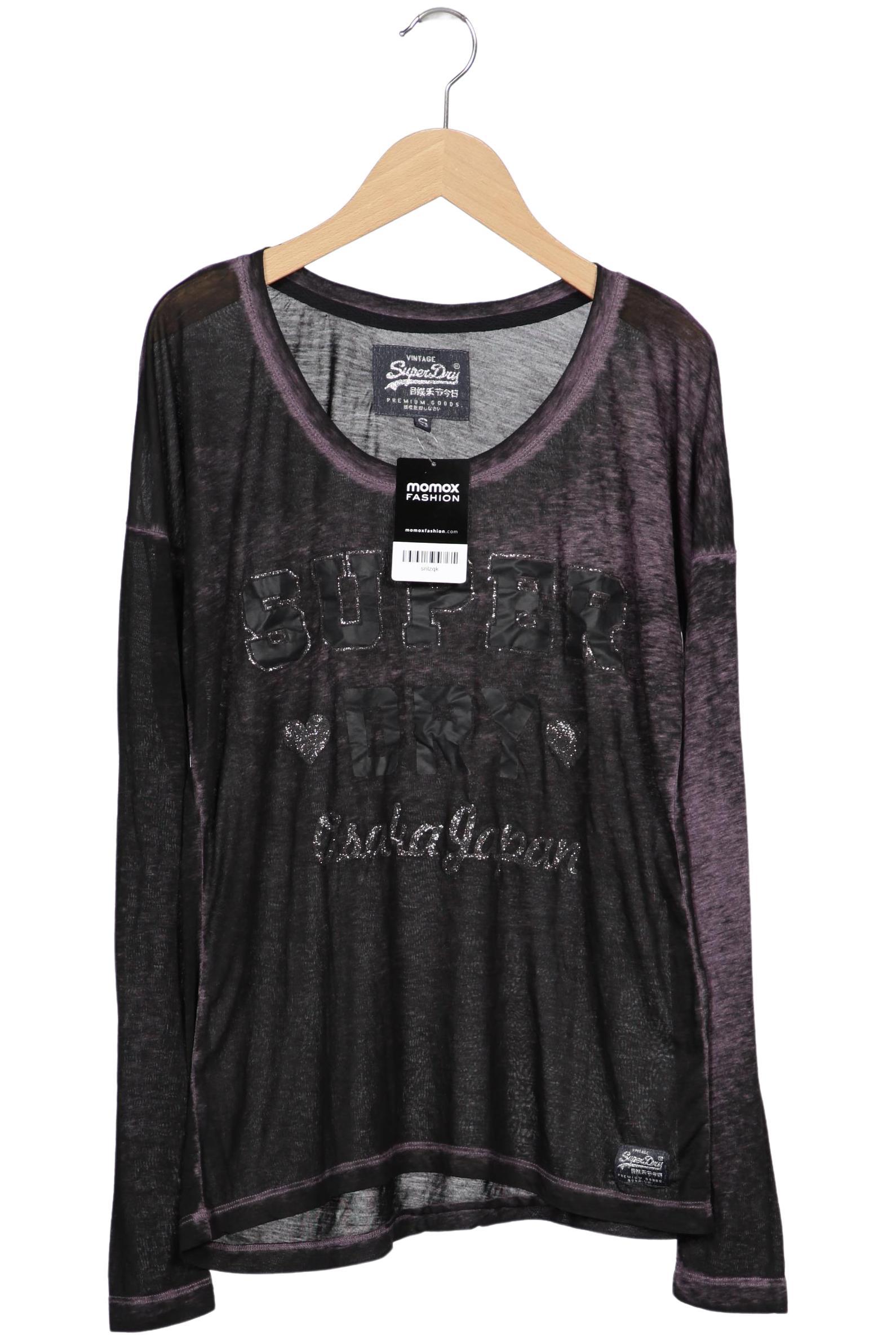 

Superdry Damen Langarmshirt, grau, Gr. 36