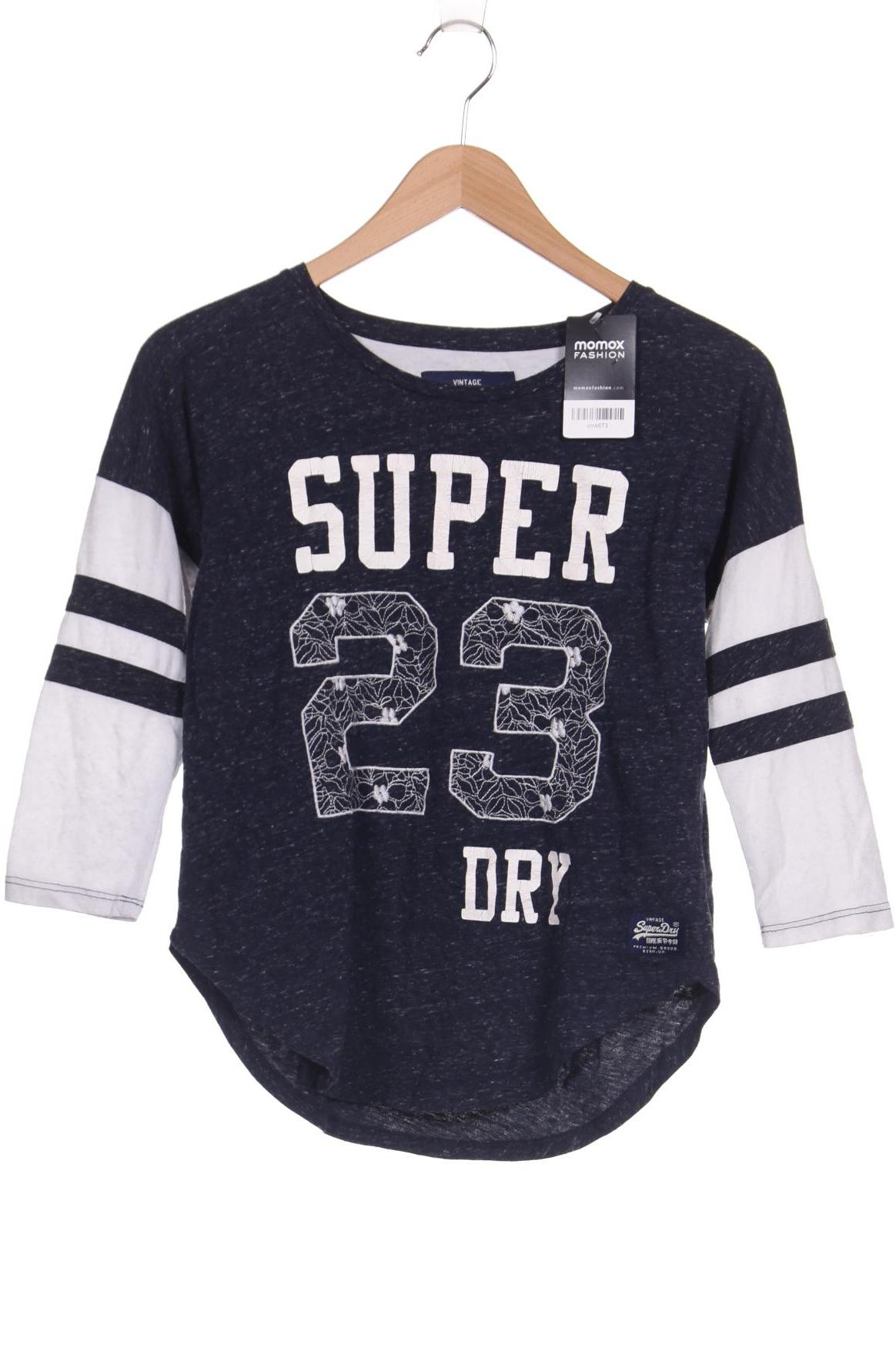 

Superdry Damen Langarmshirt, marineblau