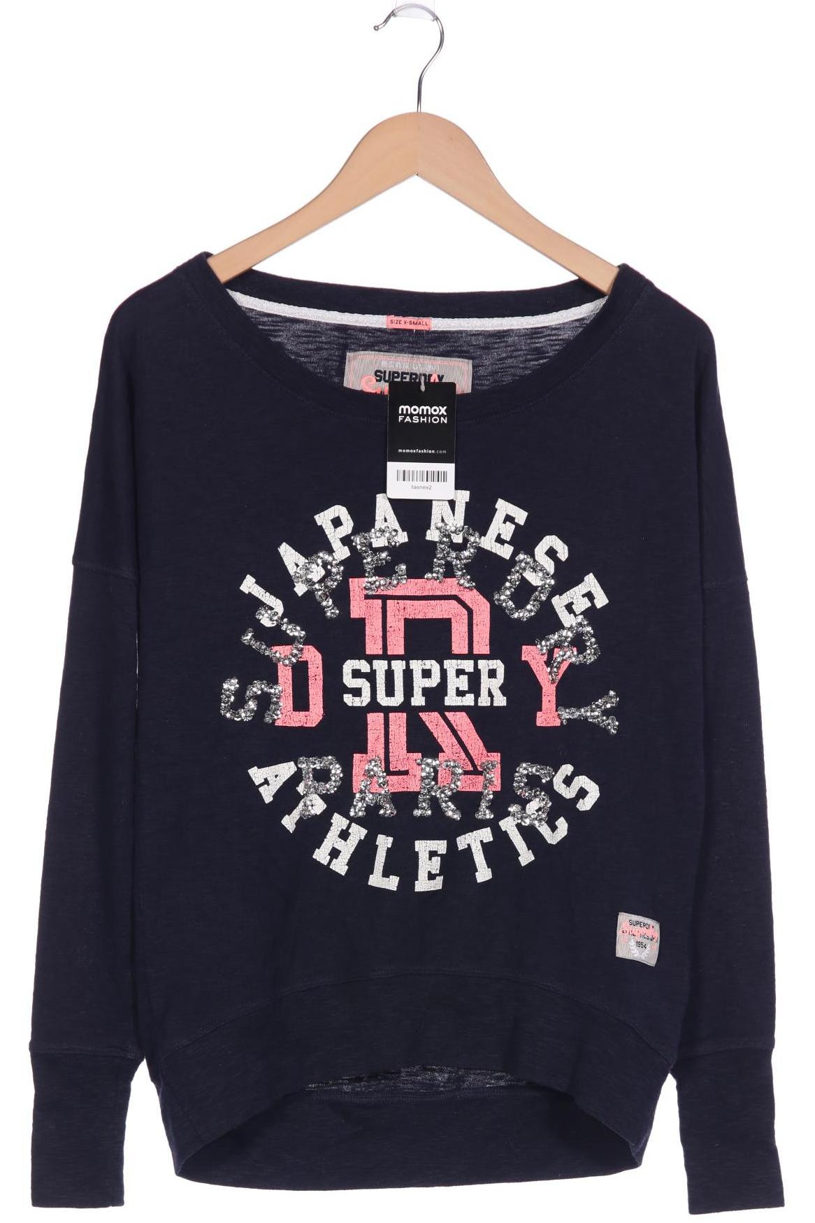 

Superdry Damen Langarmshirt, marineblau