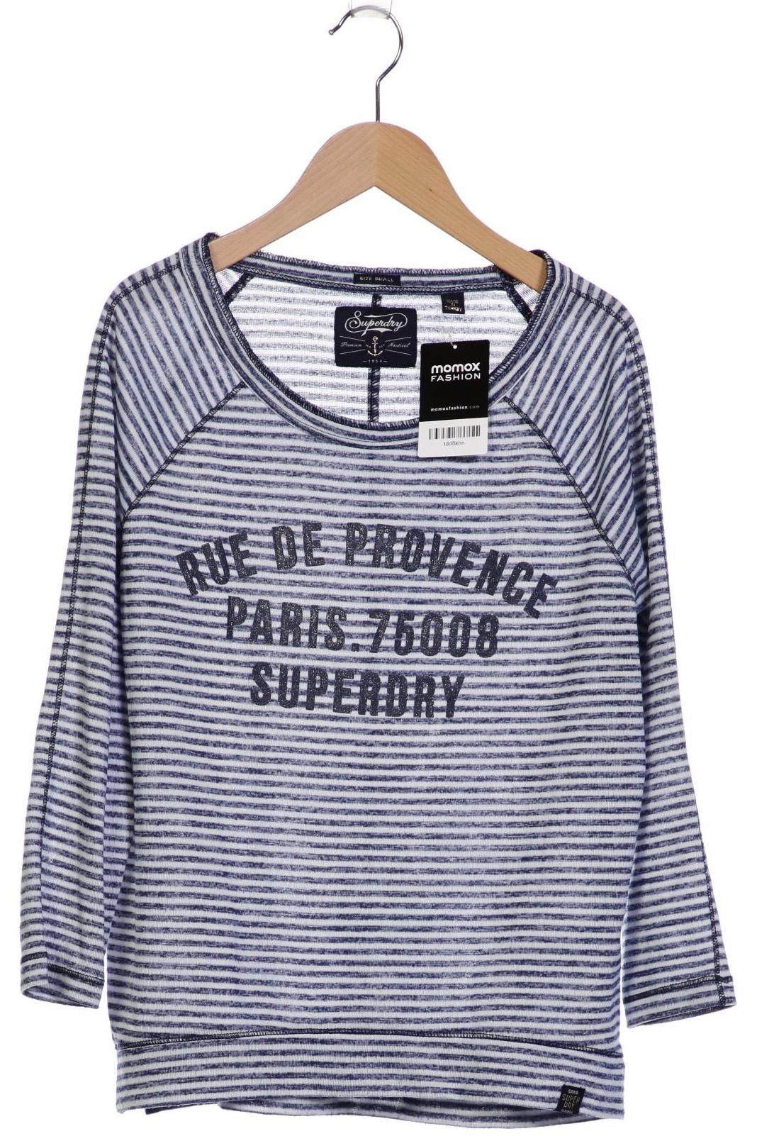 

Superdry Damen Langarmshirt, blau, Gr. 36