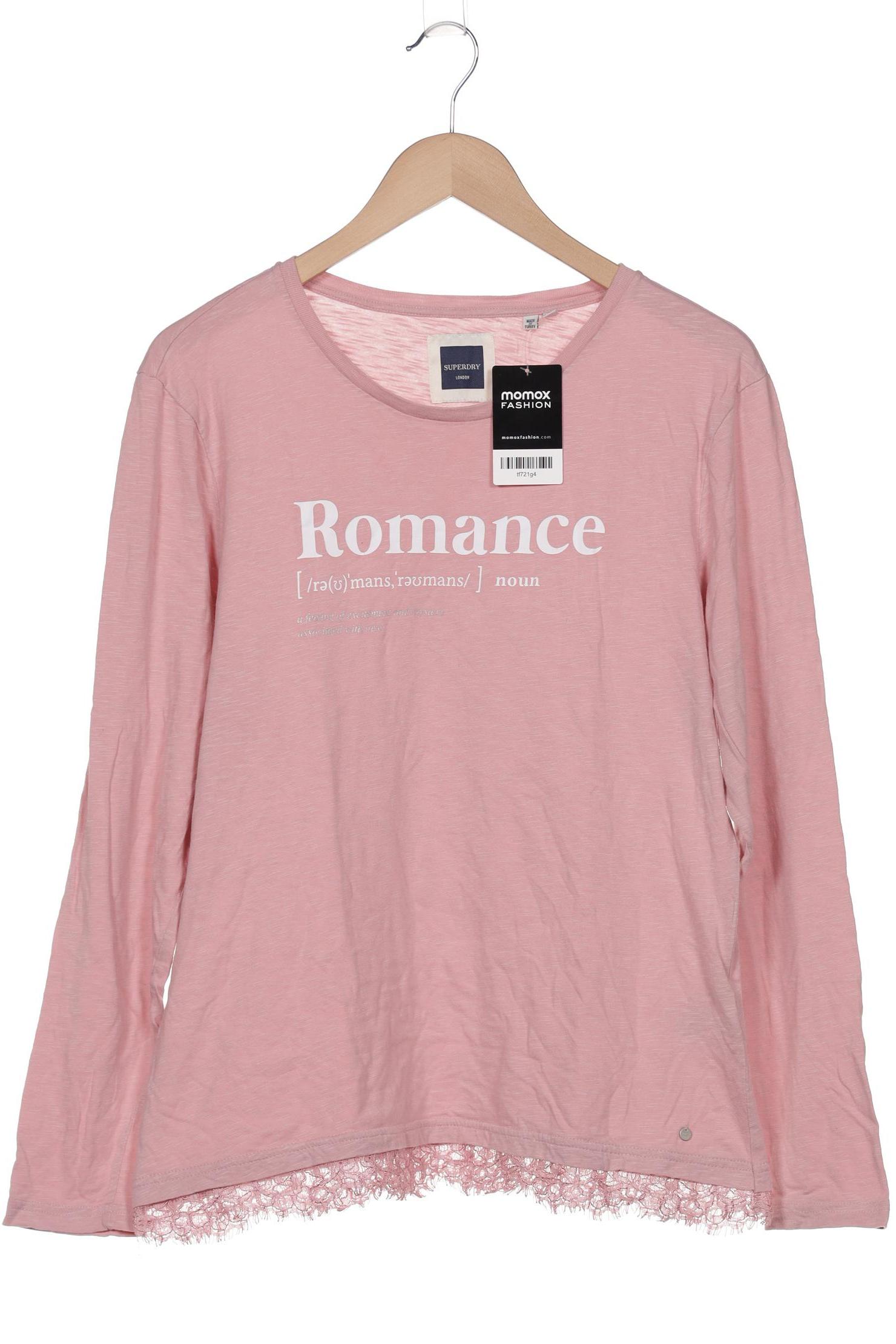 

Superdry Damen Langarmshirt, pink, Gr. 44
