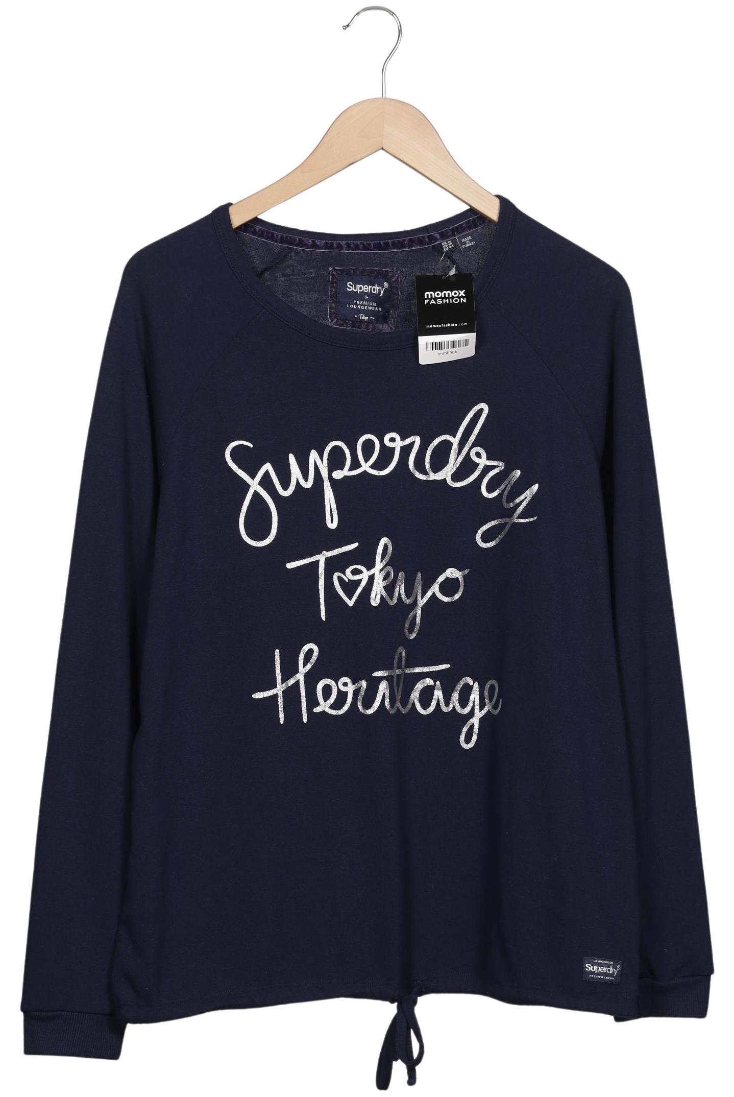 

Superdry Damen Langarmshirt, marineblau, Gr. 44