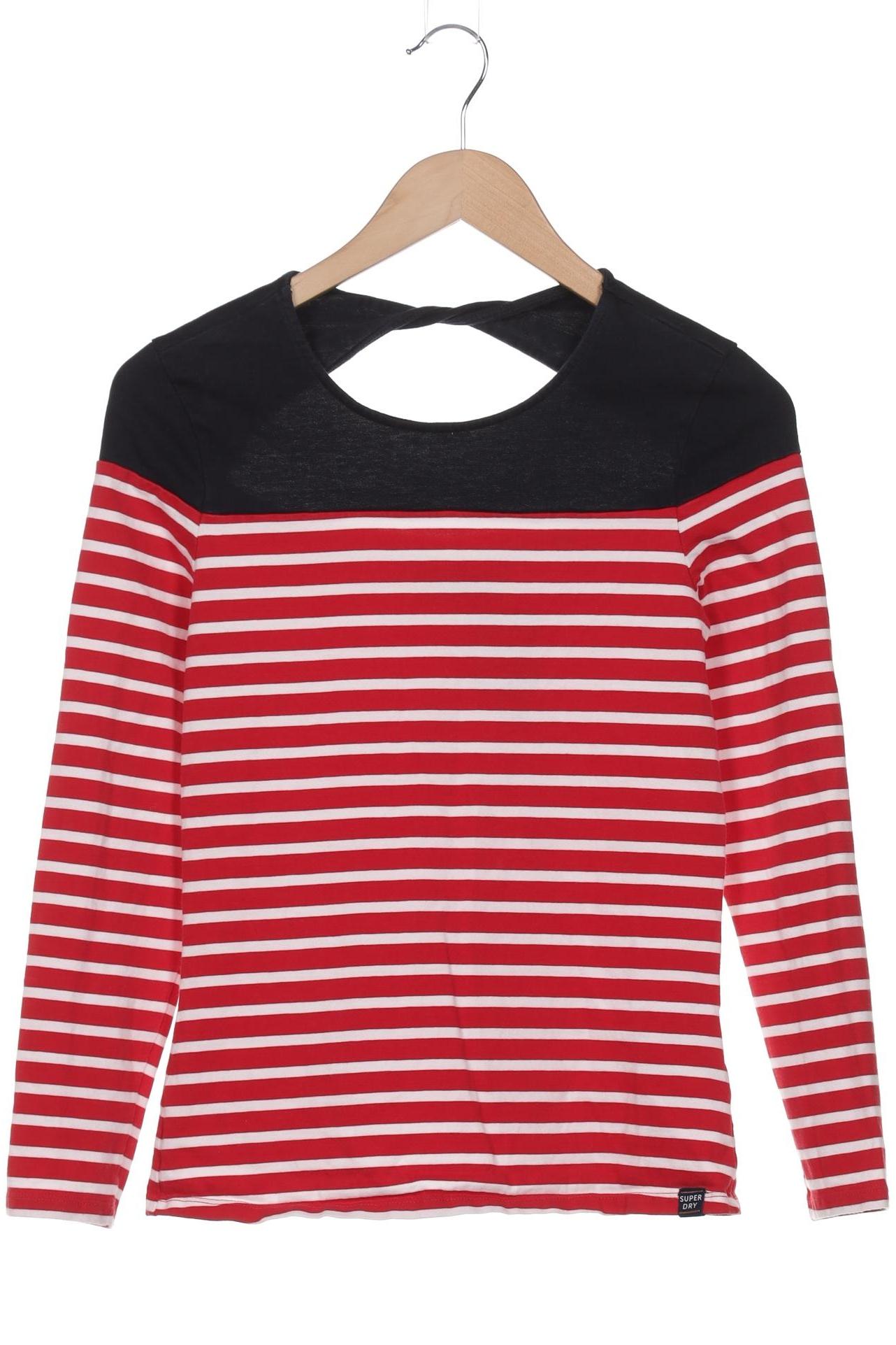 

Superdry Damen Langarmshirt, rot, Gr. 36
