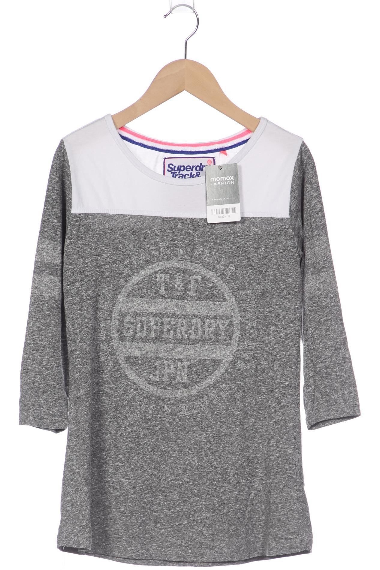 

Superdry Damen Langarmshirt, grau, Gr. 36