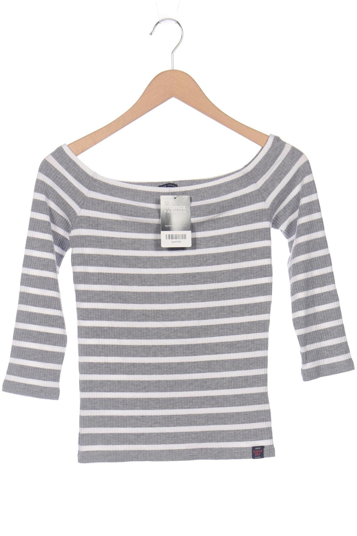 

Superdry Damen Langarmshirt, grau, Gr. 34
