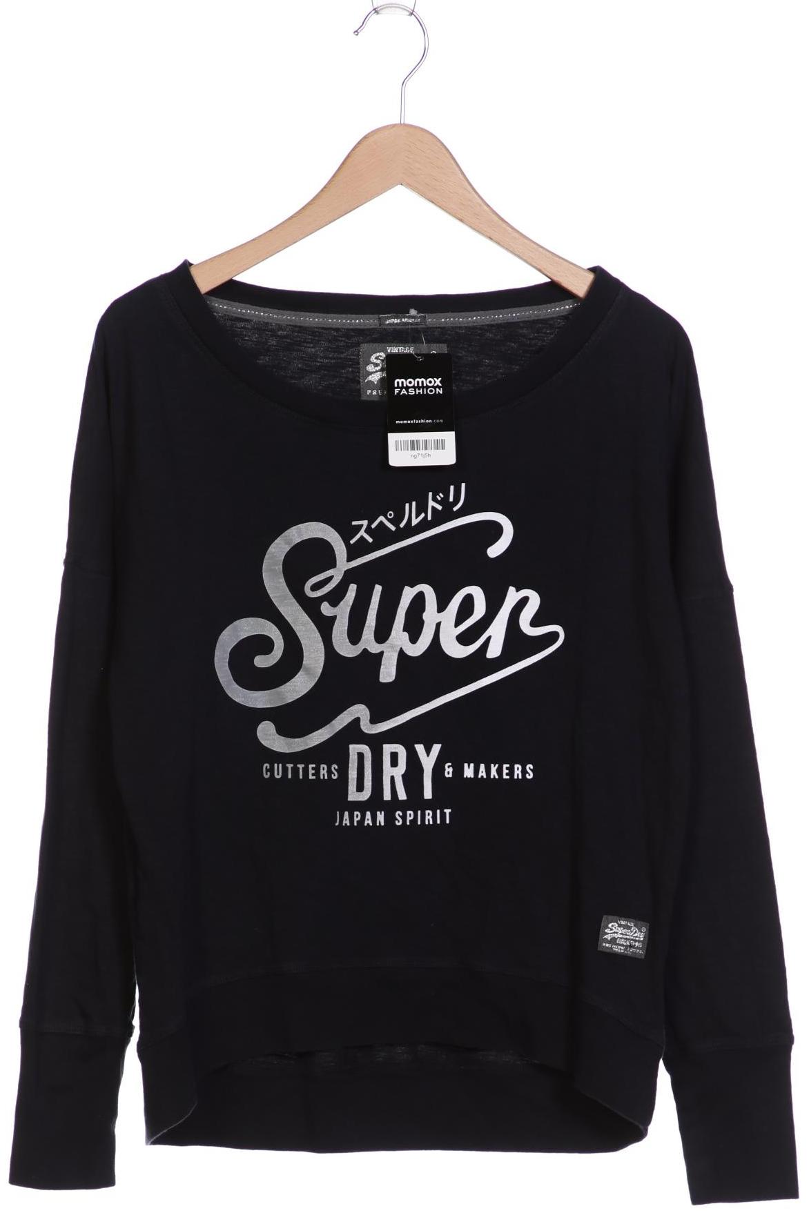 

Superdry Damen Langarmshirt, marineblau, Gr. 38