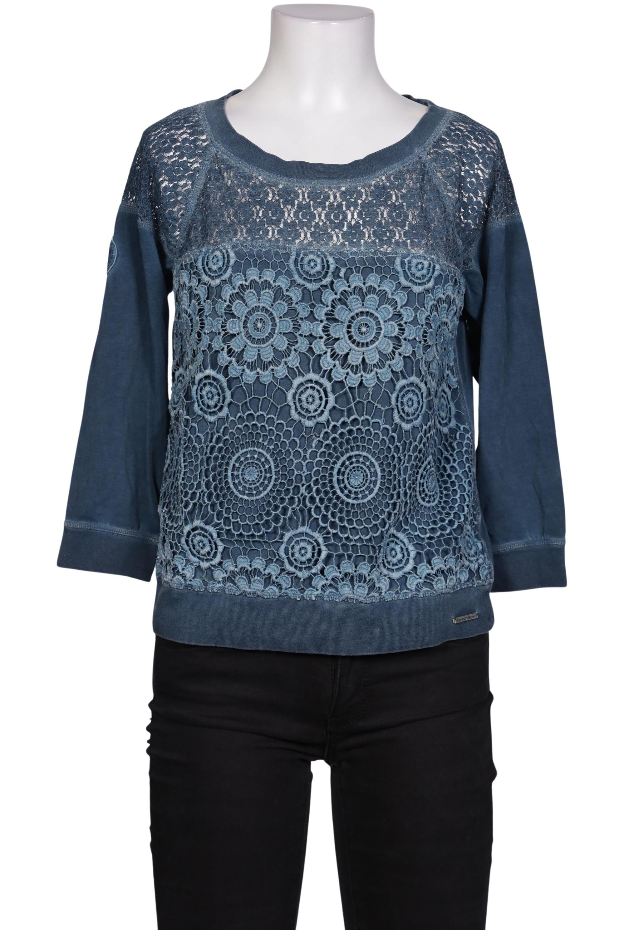 

Superdry Damen Langarmshirt, marineblau, Gr. 36