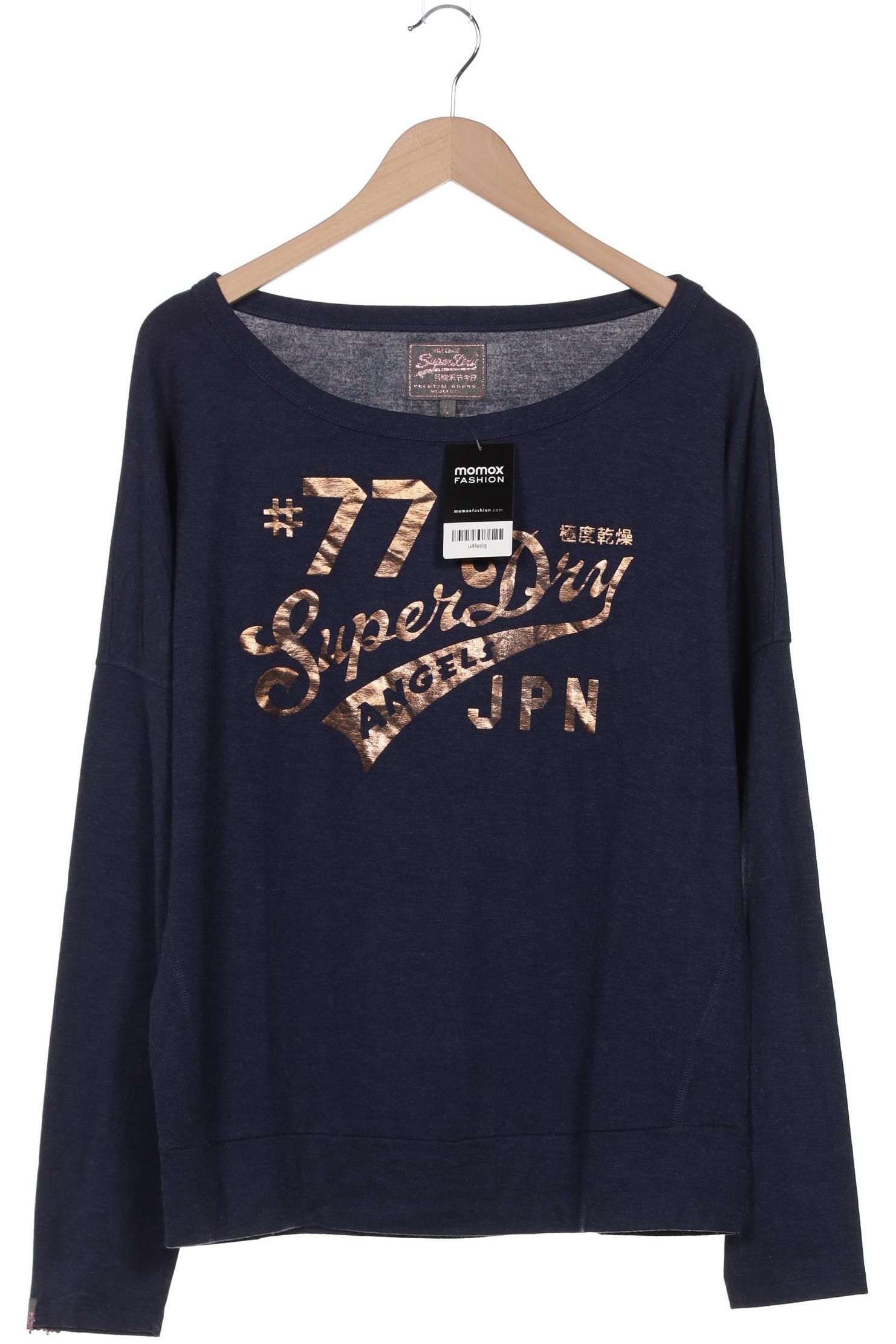 

Superdry Damen Langarmshirt, marineblau, Gr. 42