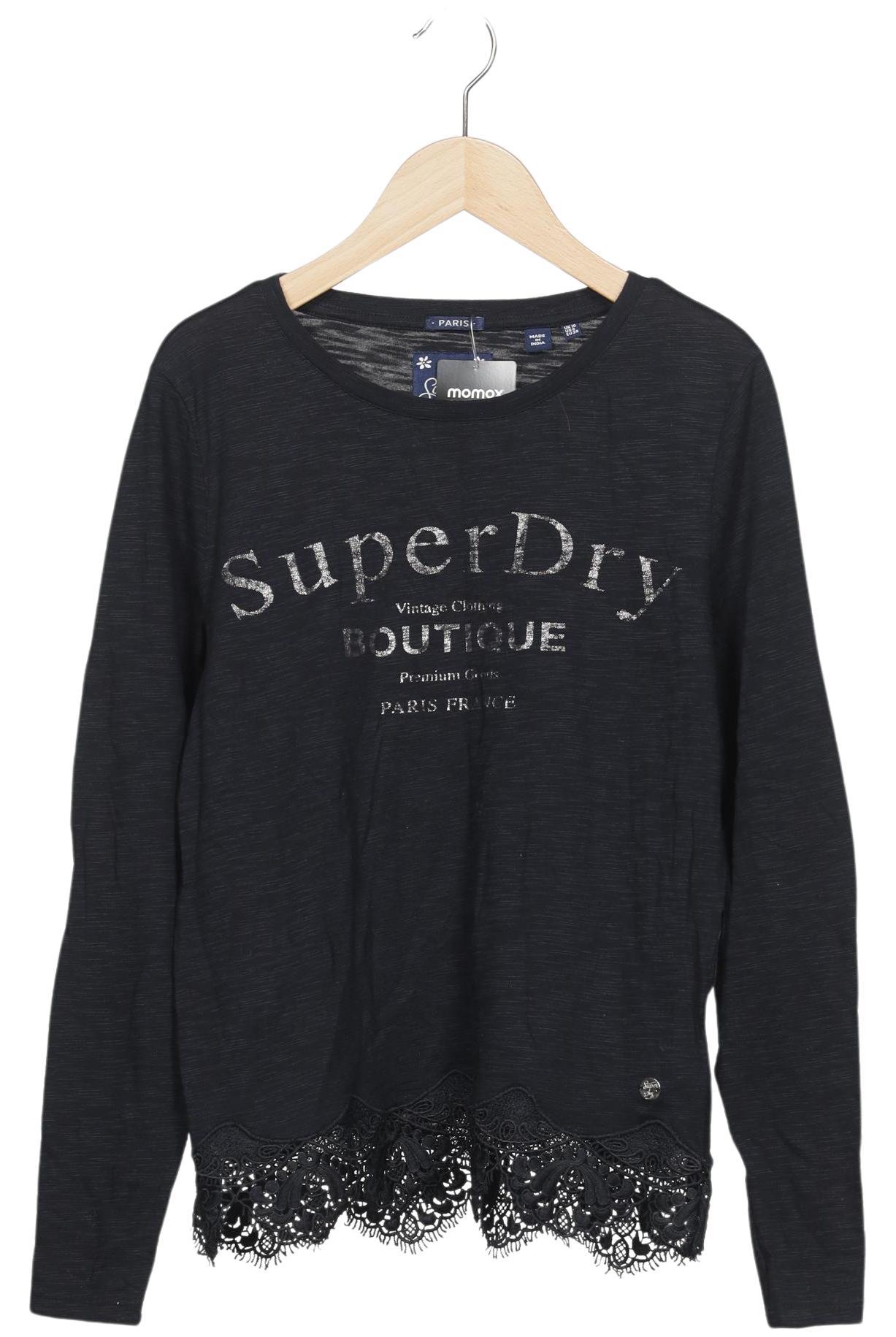 

Superdry Damen Langarmshirt, marineblau, Gr. 38