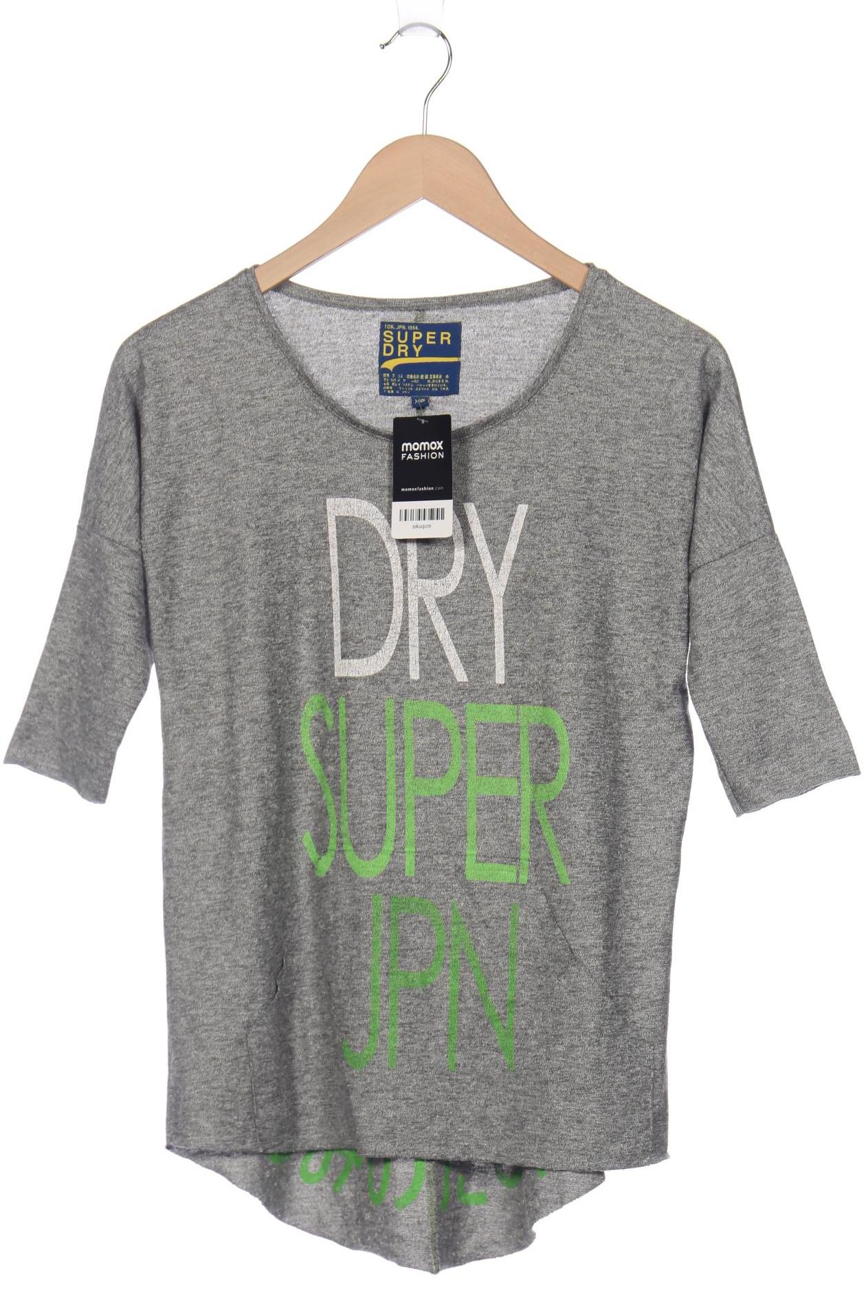 

Superdry Damen Langarmshirt, grau, Gr. 34