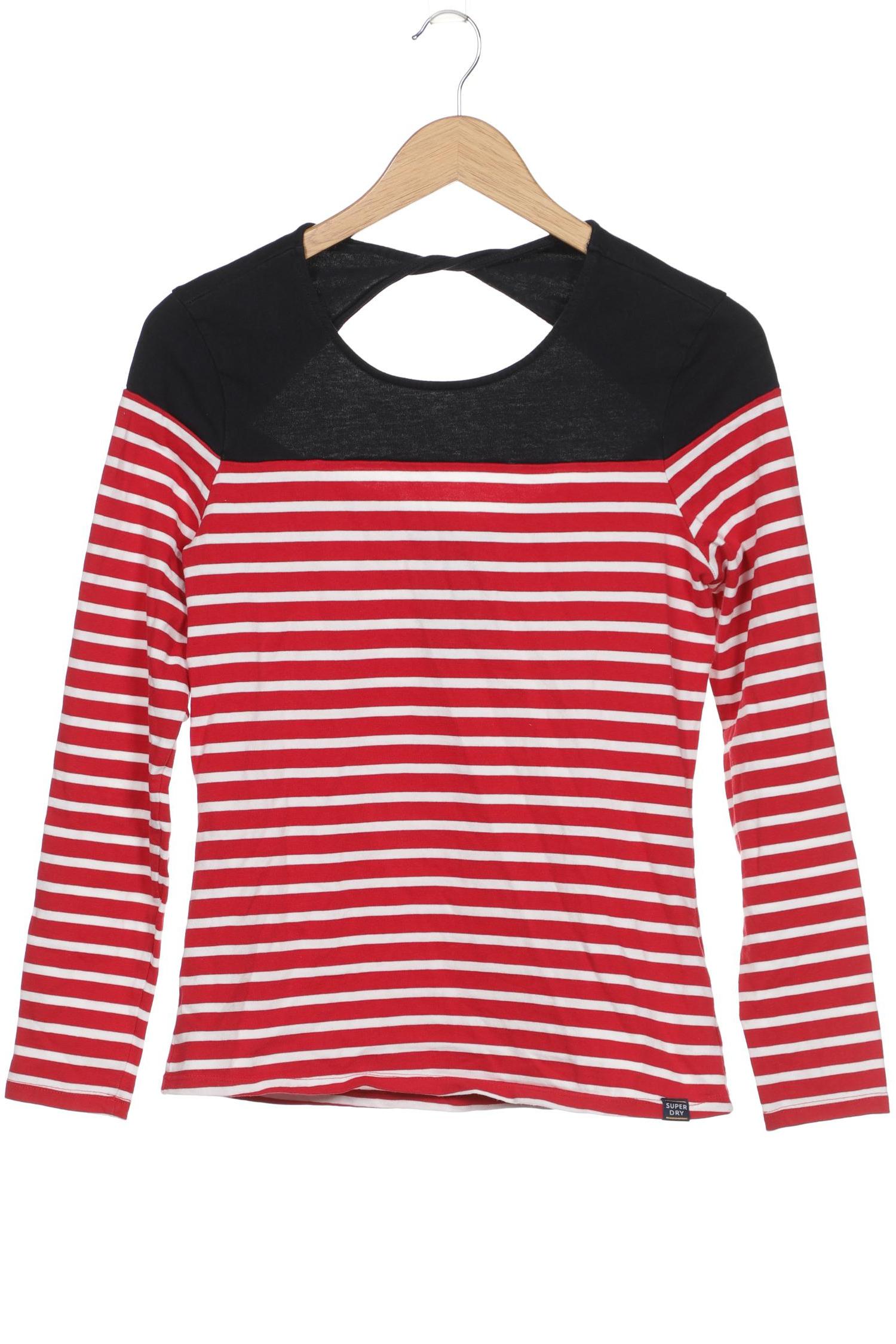 

Superdry Damen Langarmshirt, rot, Gr. 38