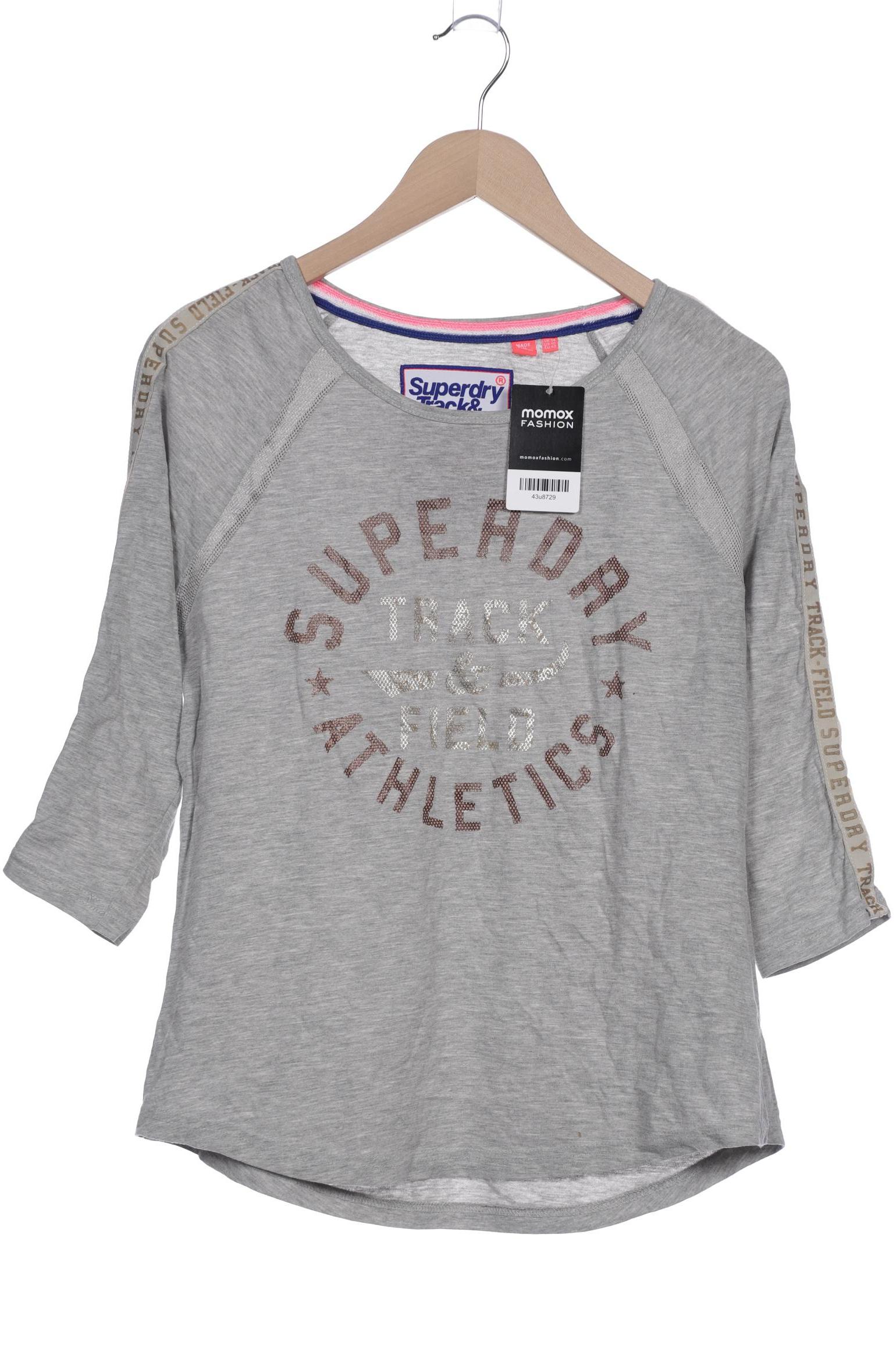 

Superdry Damen Langarmshirt, grau, Gr. 42